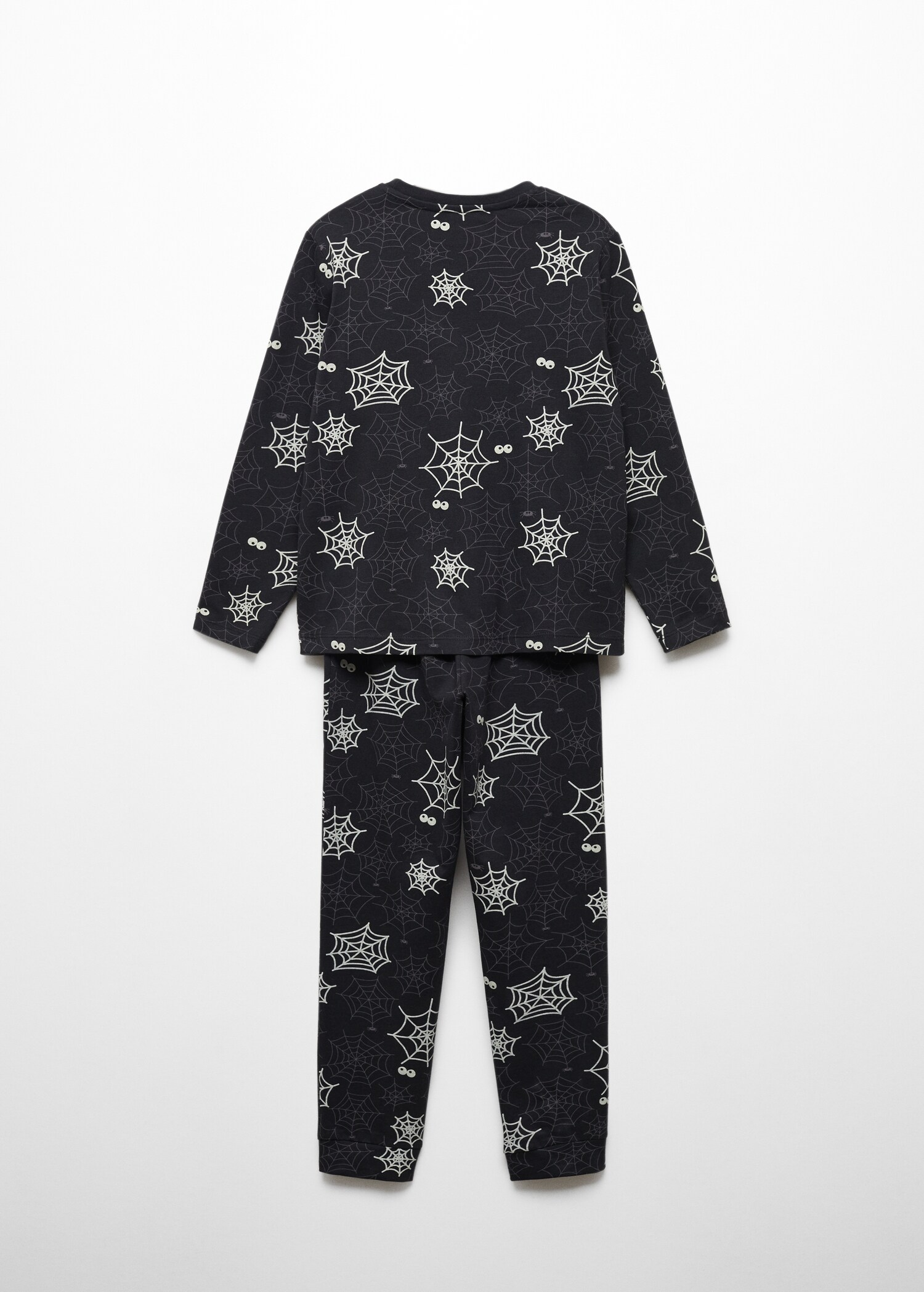 Glow in the dark pyjamas - Reverse of the article