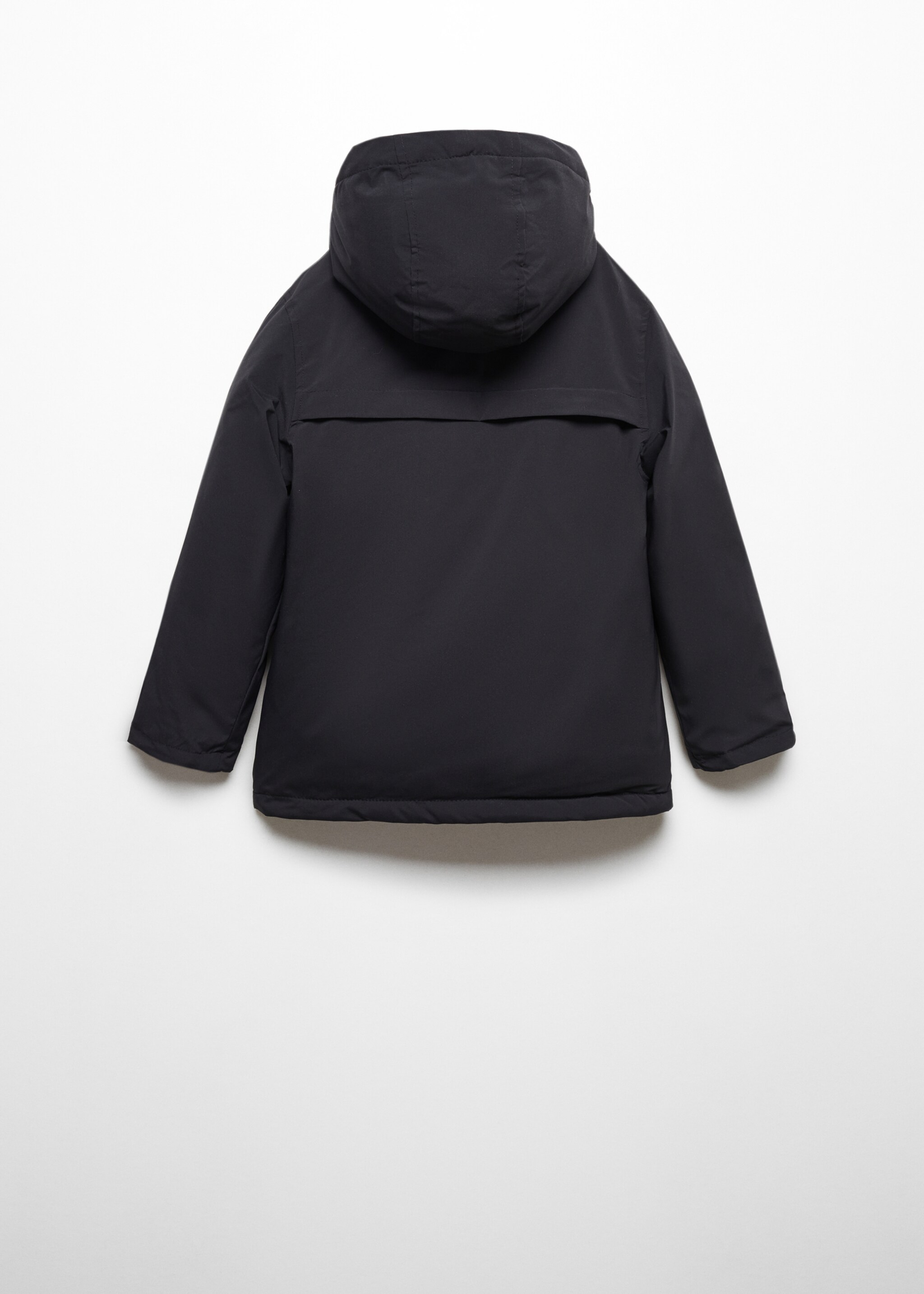 Quilted water-repellent coat - Reverse of the article