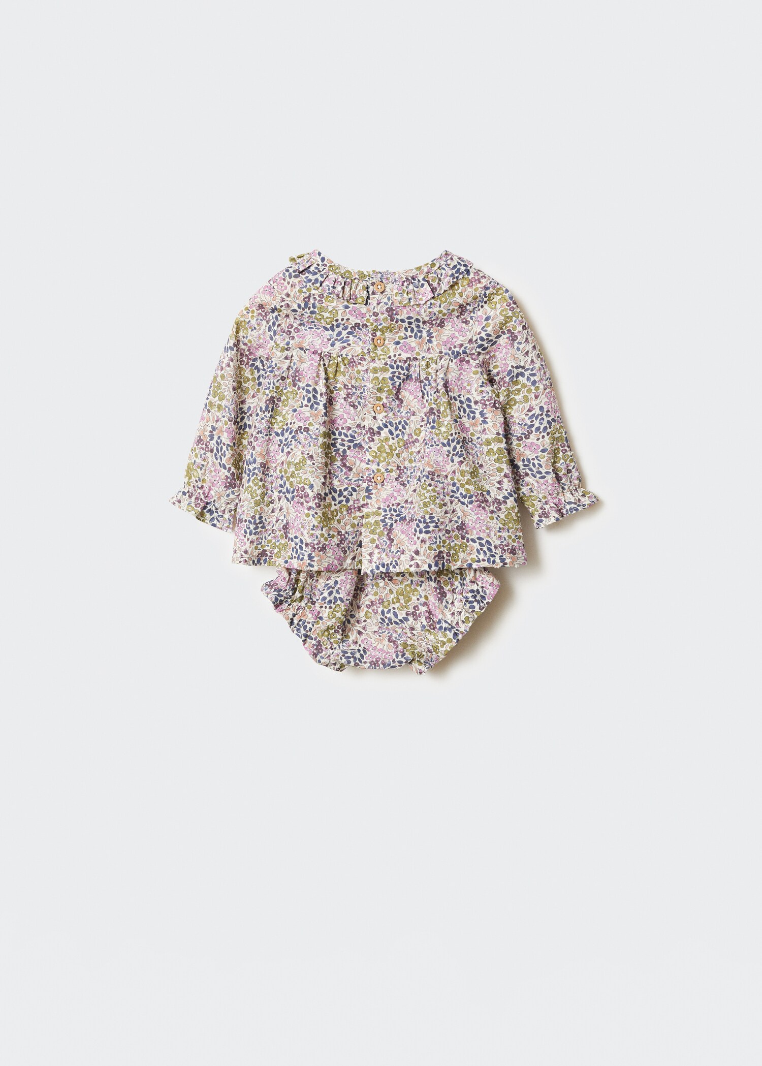 Vestido y ranita algodón - Reverso del artículo