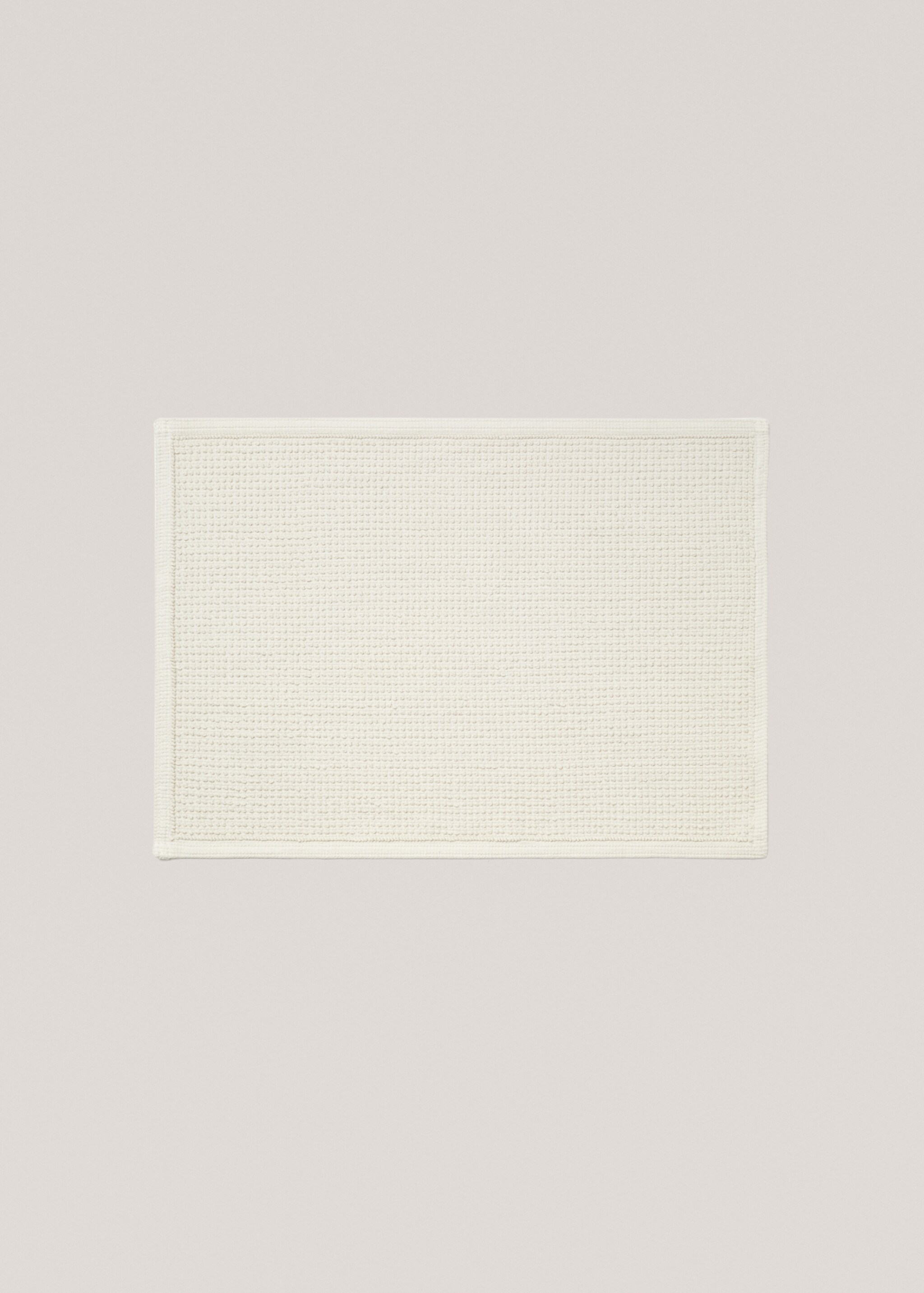 Textured 100% cotton rug - Article without model