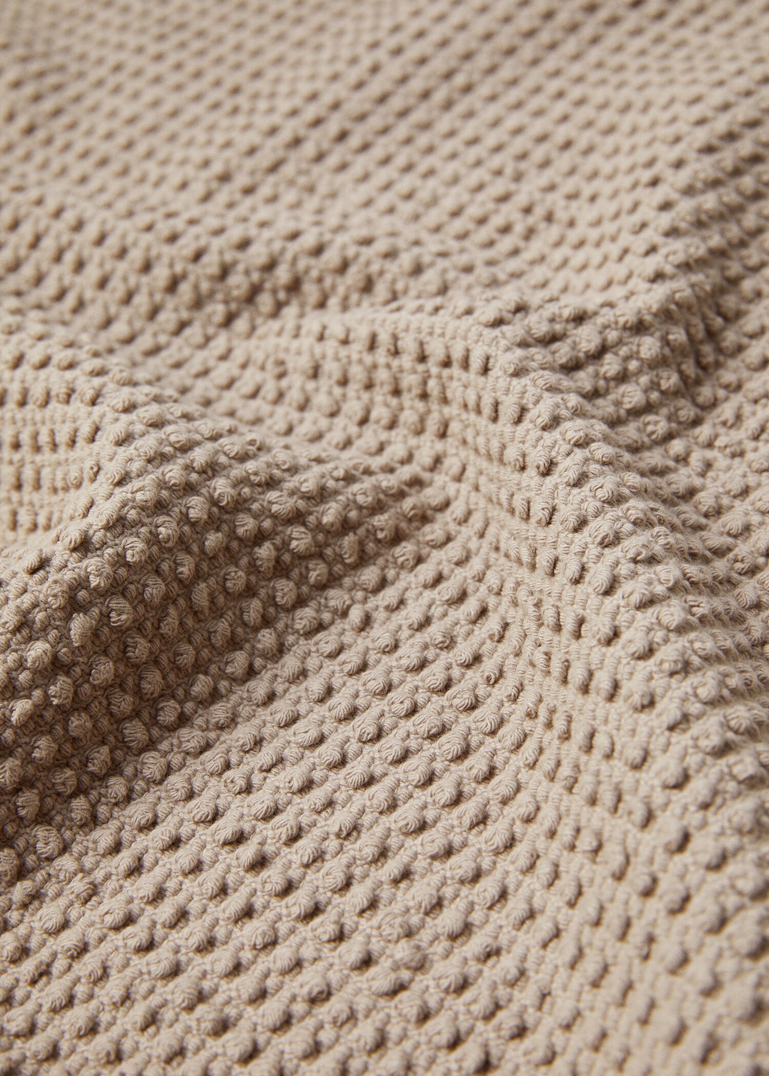 Badteppich aus 100 % Baumwolle mit Textur - Detail des Artikels 1