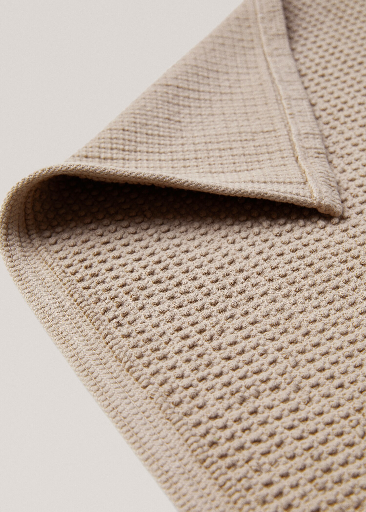 Badteppich aus 100 % Baumwolle mit Textur - Detail des Artikels 2