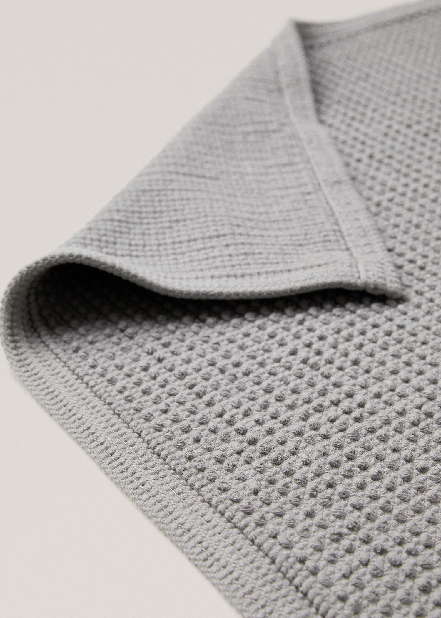 Badteppich aus 100 % Baumwolle mit Textur - Detail des Artikels 2