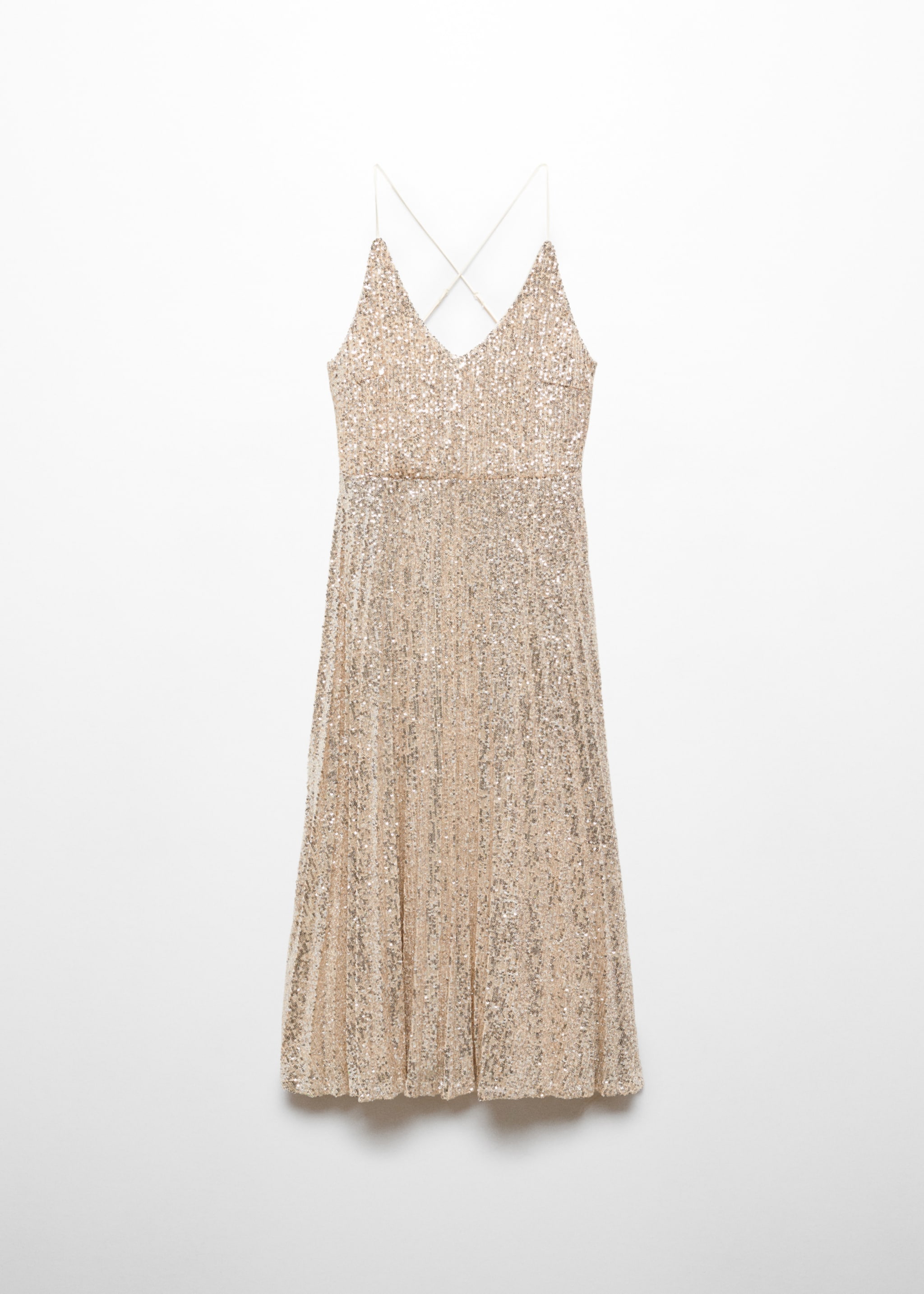 Robe sequins dos croisé - Article sans modèle