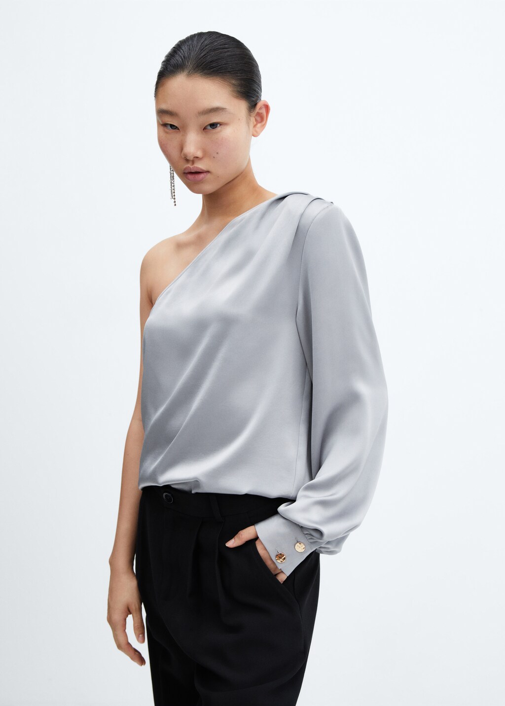 Off the shoulder blouse Women MANGO OUTLET USA