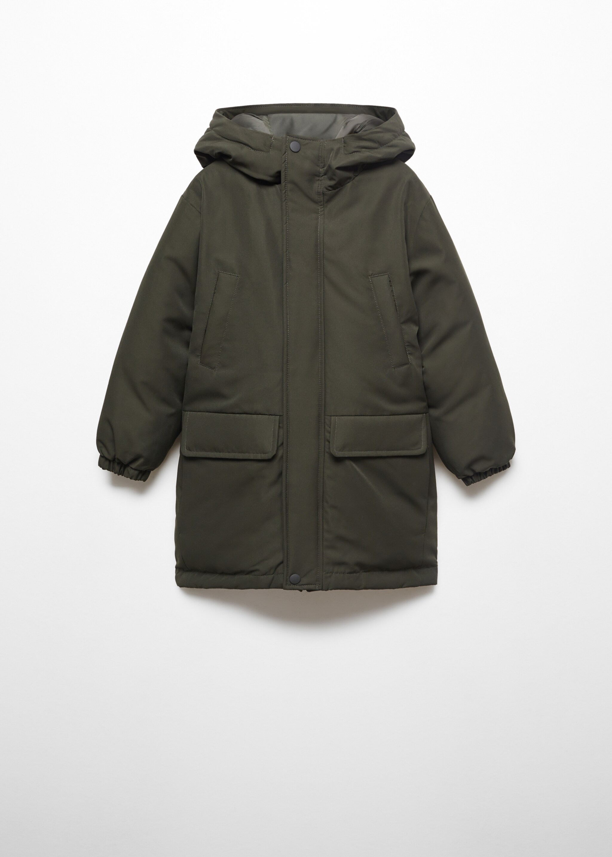 Large anorak with fur-effect hood - Details of the article 0