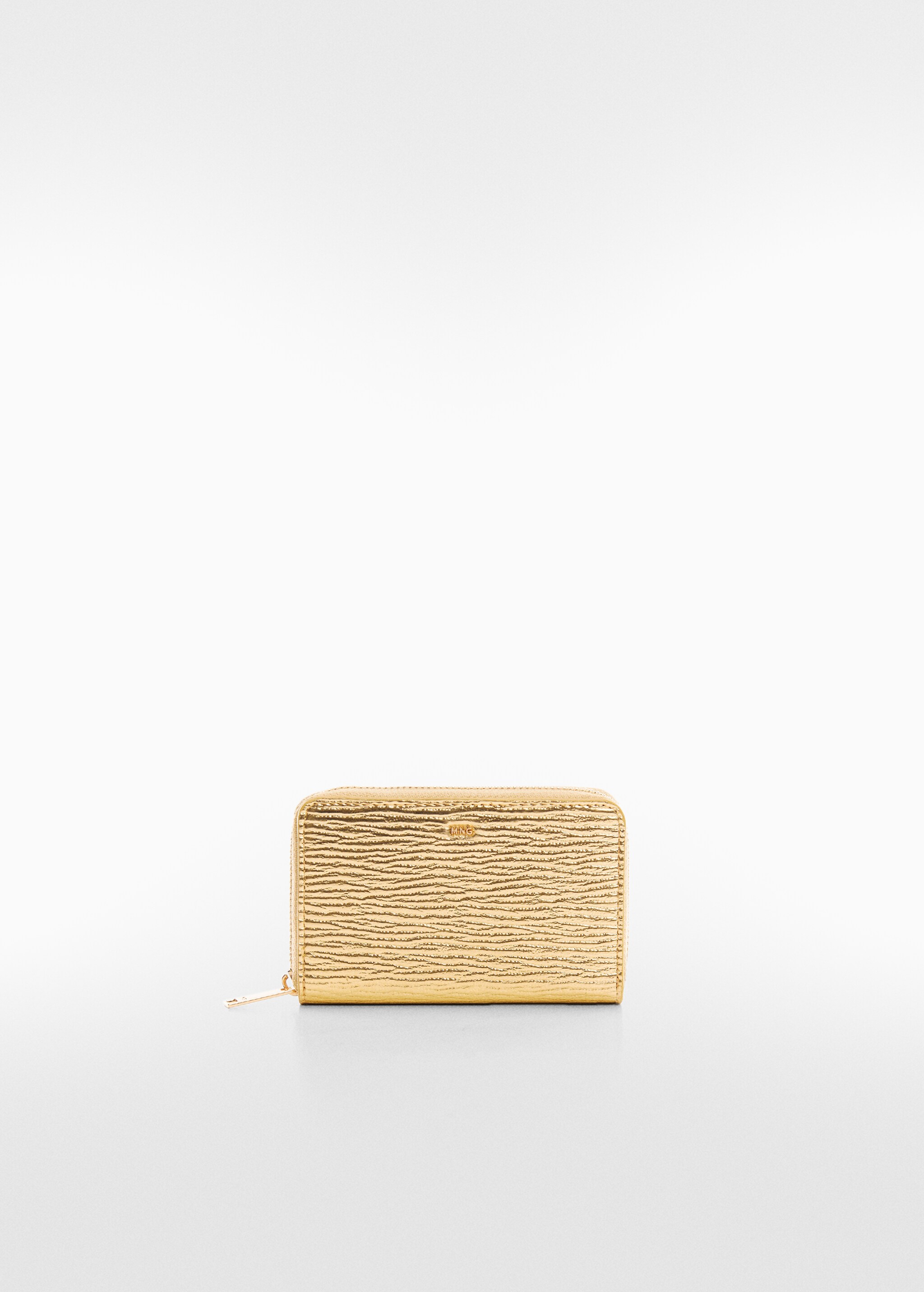 Textured wallet with embossed logo - Article without model