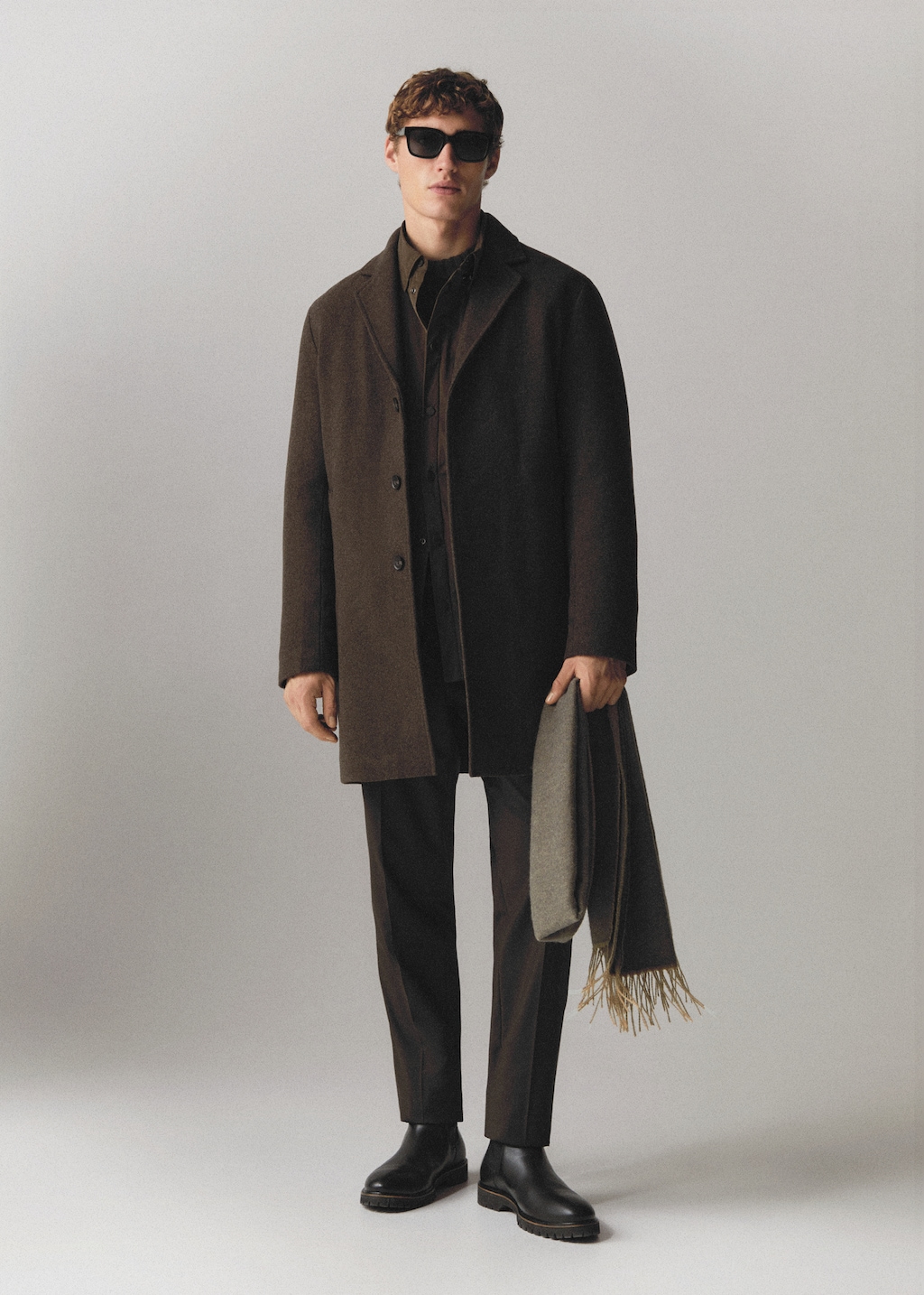 Abrigo lana termorregulador Hombre MANGO OUTLET Espana Peninsula y Baleares