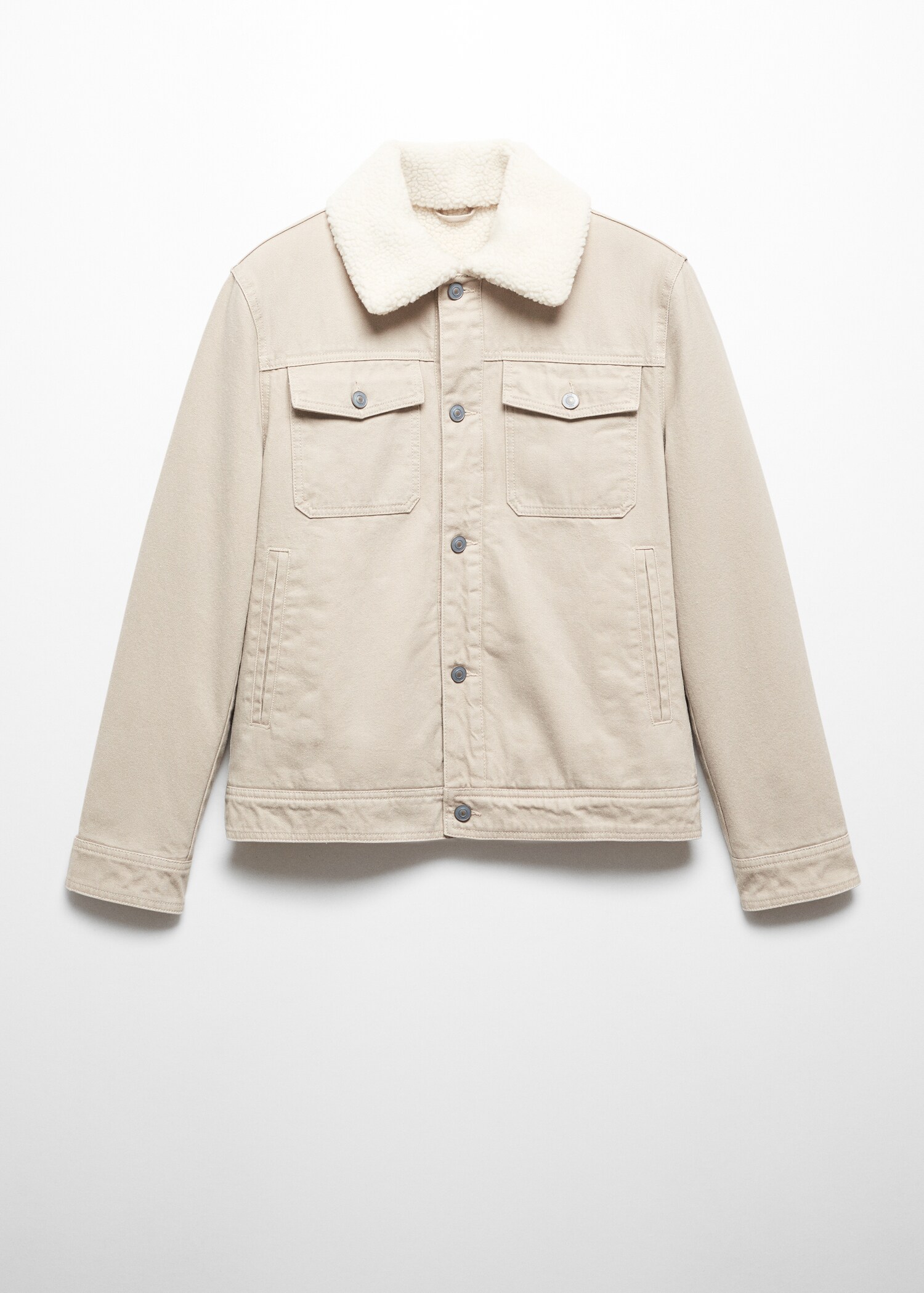 Shearling denim jacket - Article without model