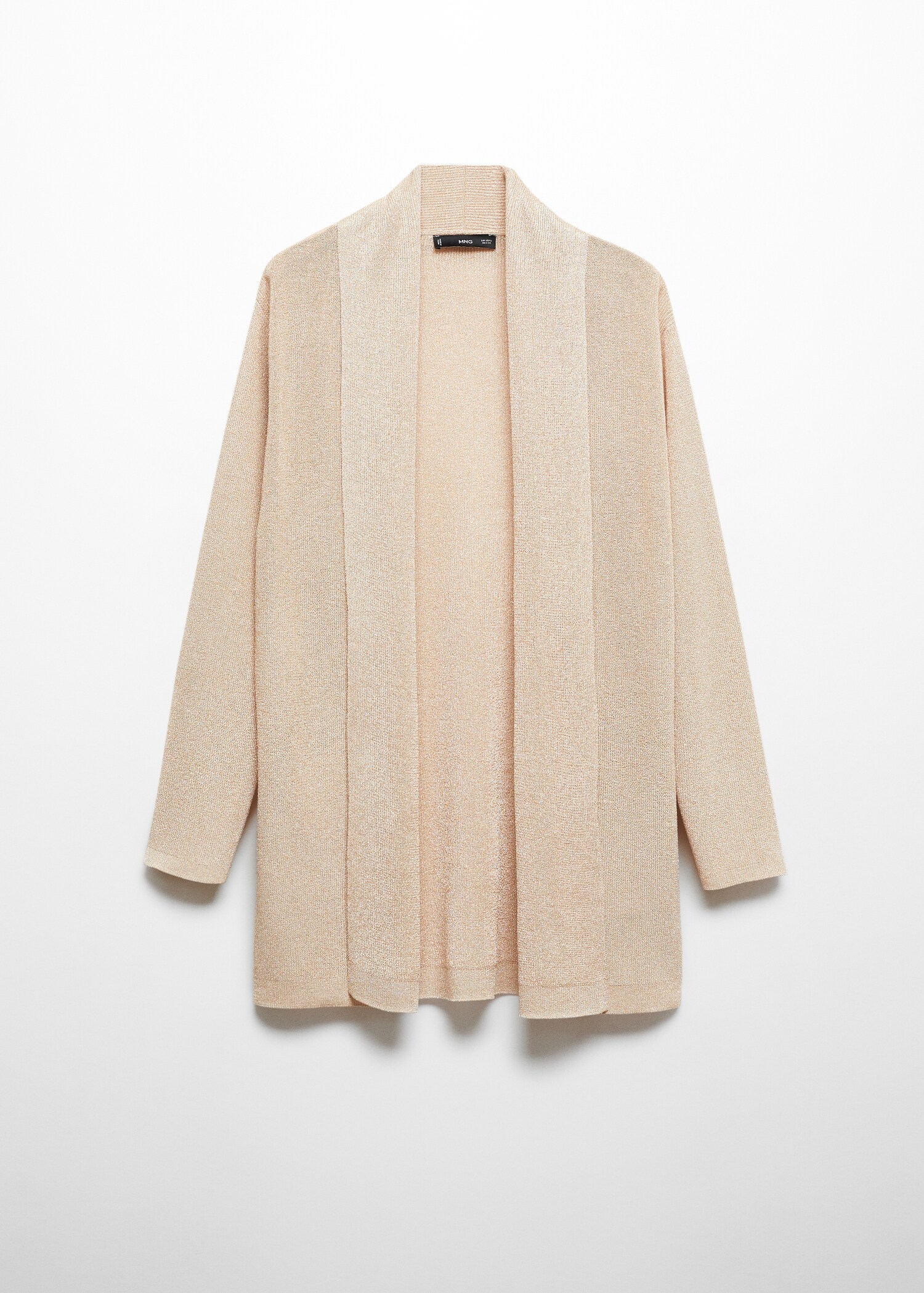 Lurex knitted cardigan - Article without model