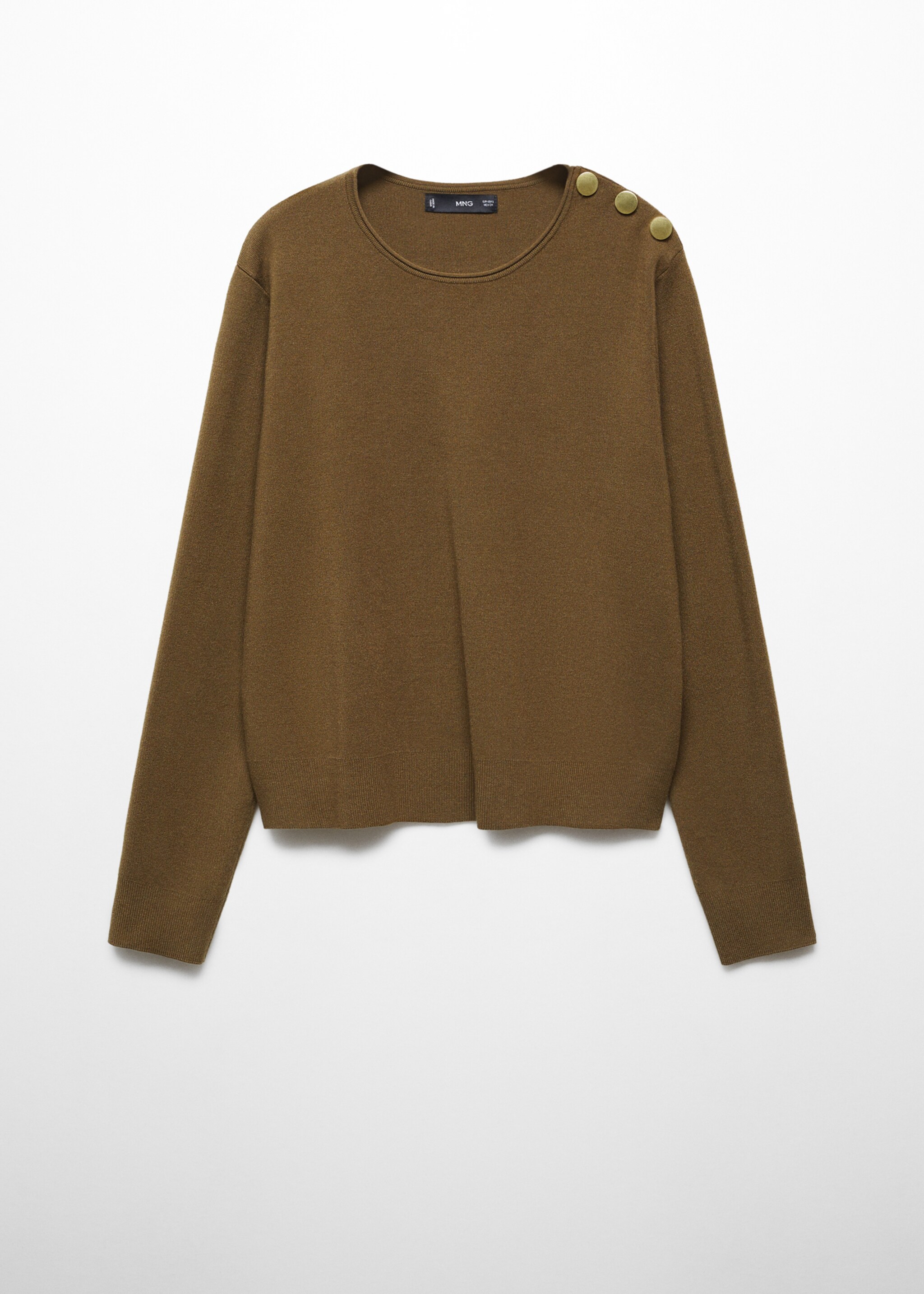 Sweater with shoulder buttons - Article without model