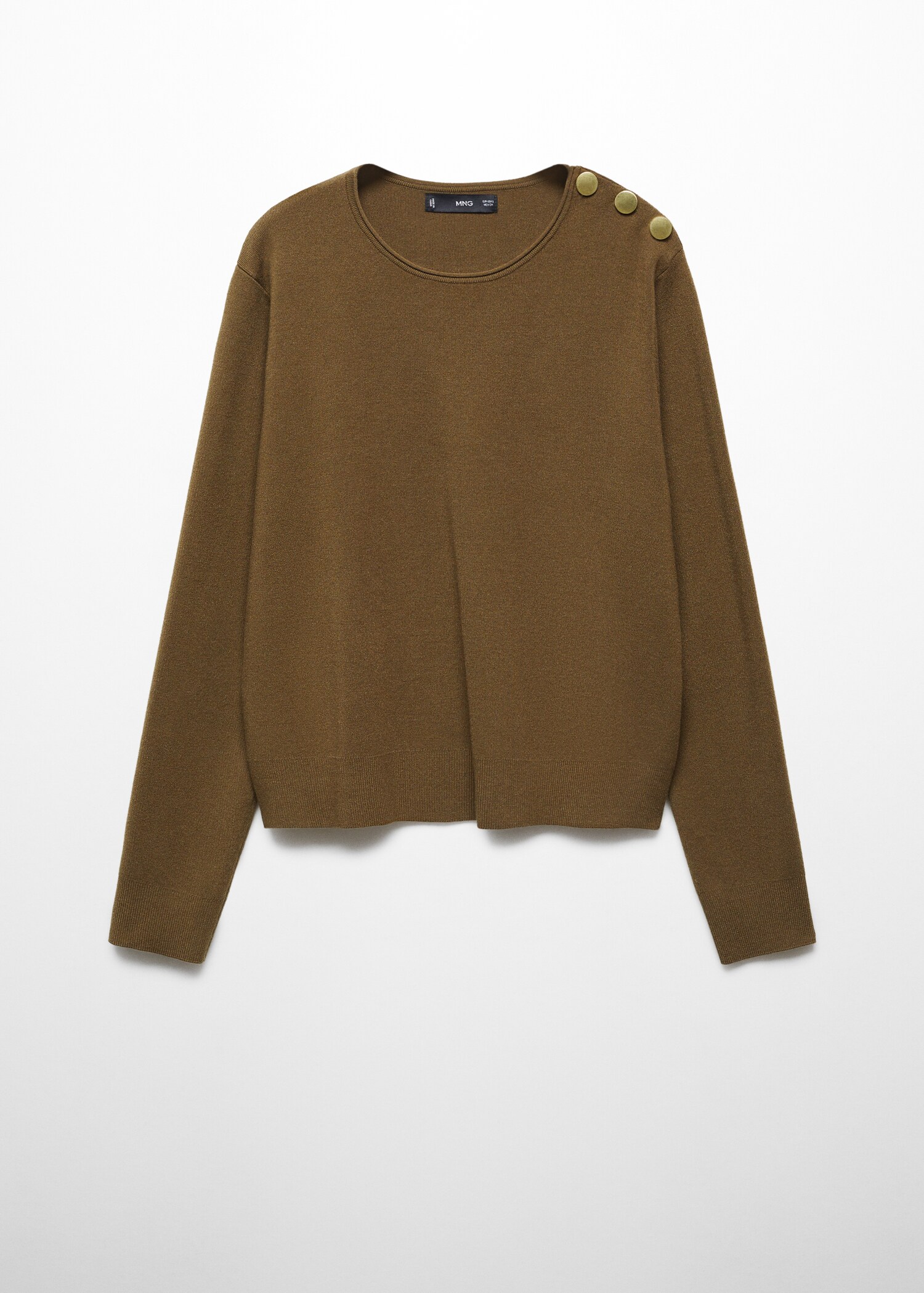 Sweater with shoulder buttons - Article without model