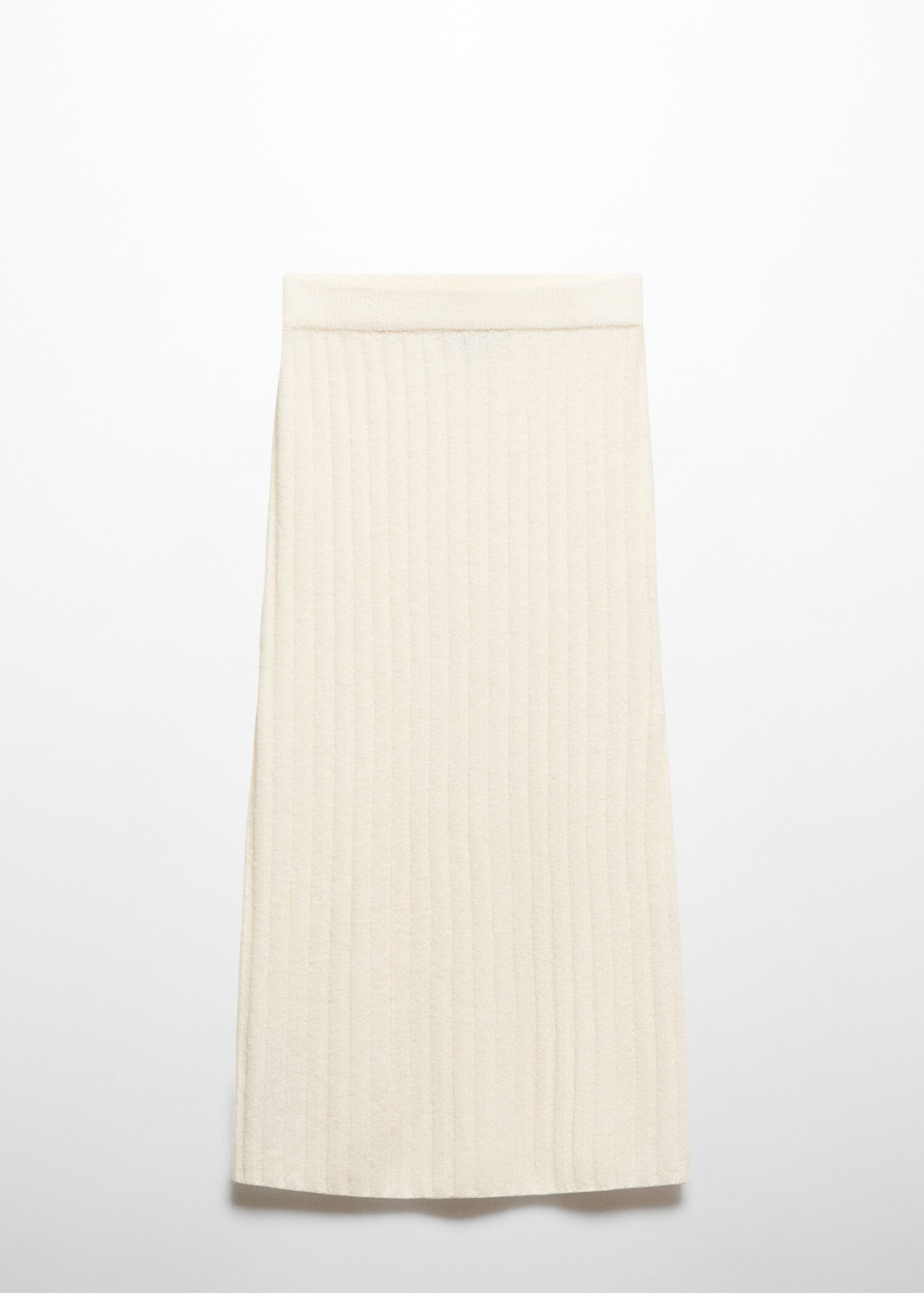 Ribbed midi skirt - Article without model