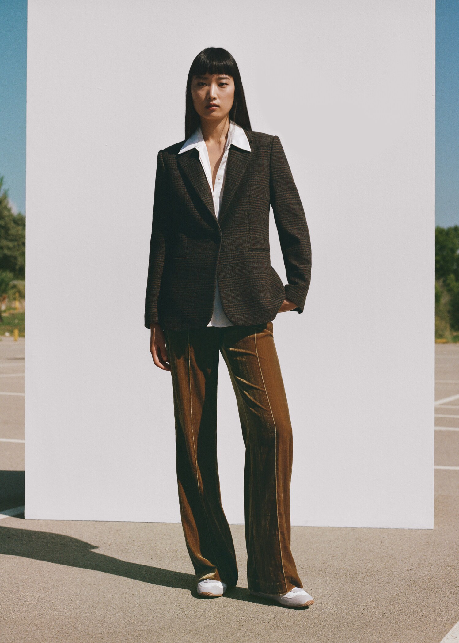 Straight check jacket - Details of the article 7