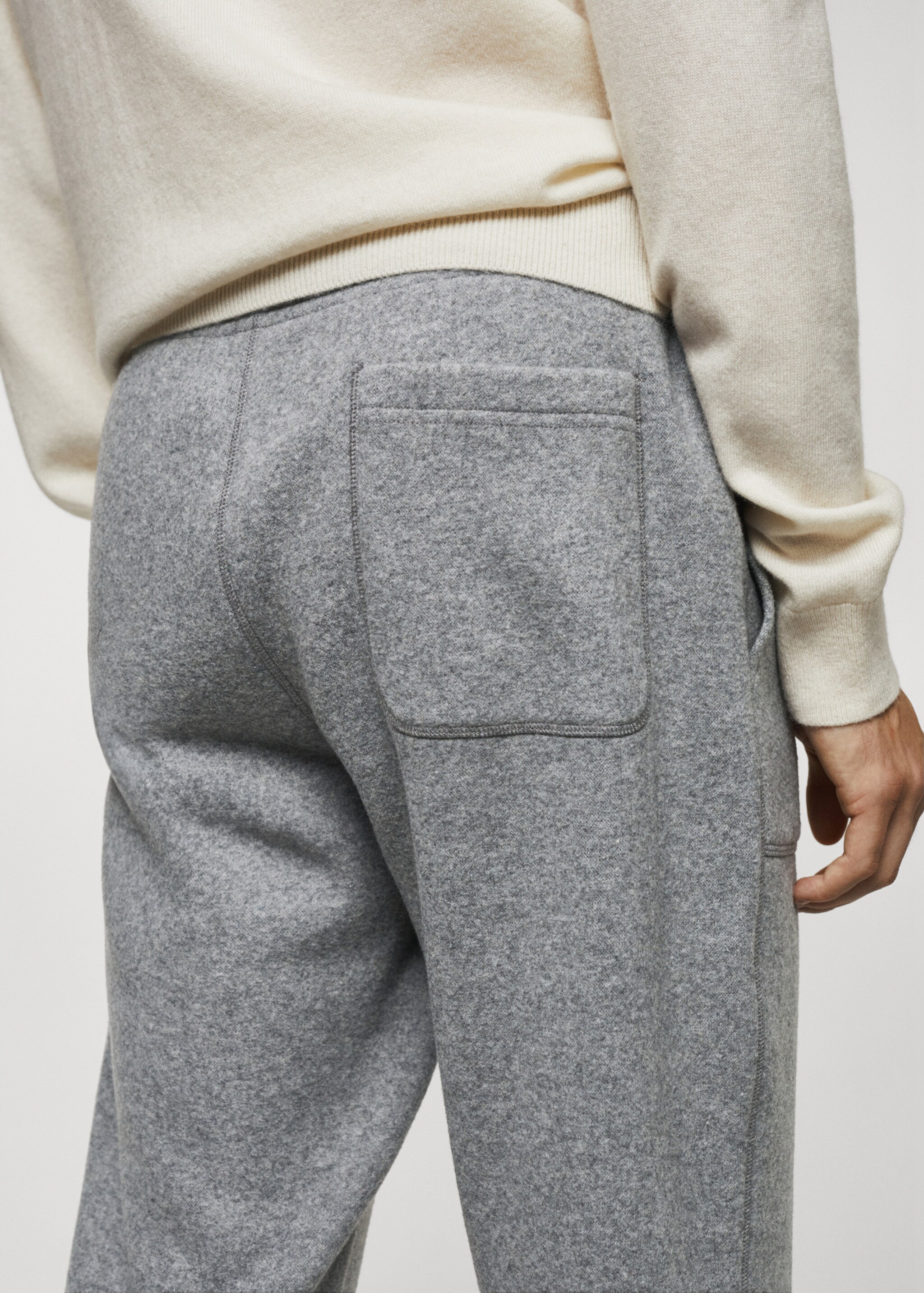 Wool-blend jogger pants - Details of the article 4