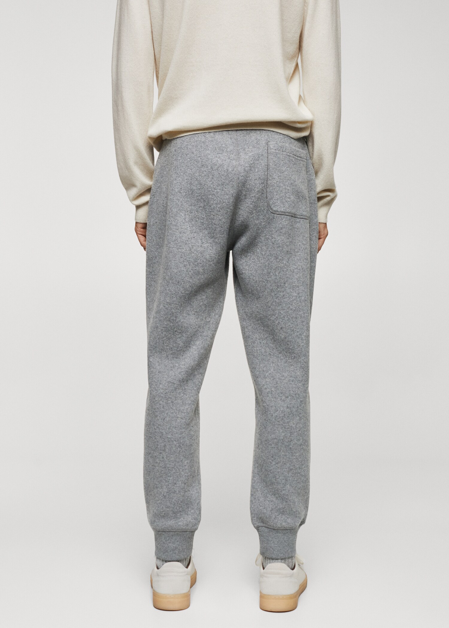 Wool-blend jogger trousers - Reverse of the article