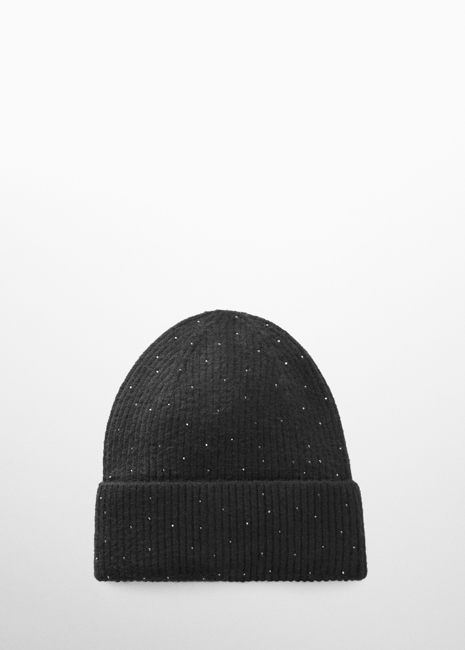 Knitted hat with shiny details - Article without model