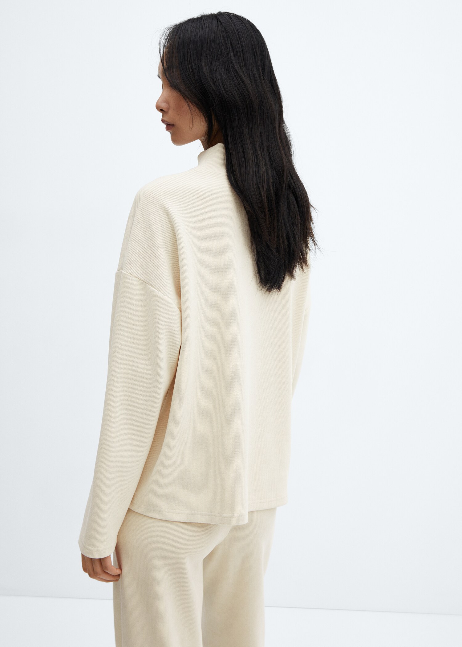 Sudadera pana cuello perkins - Reverso del artículo