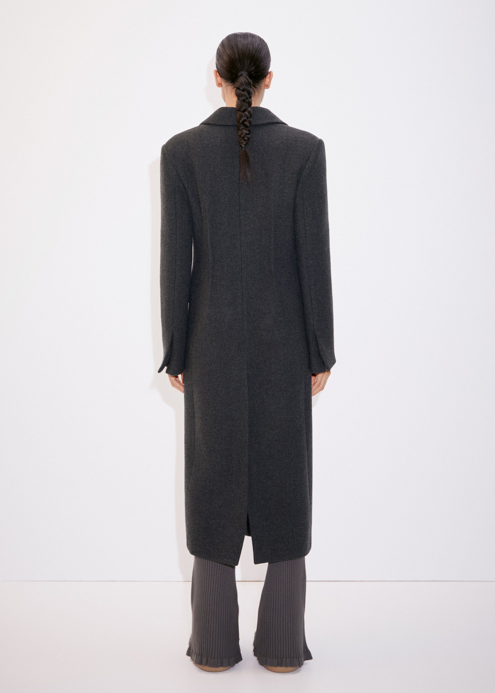 Manteau 100 % laine - Verso de l’article
