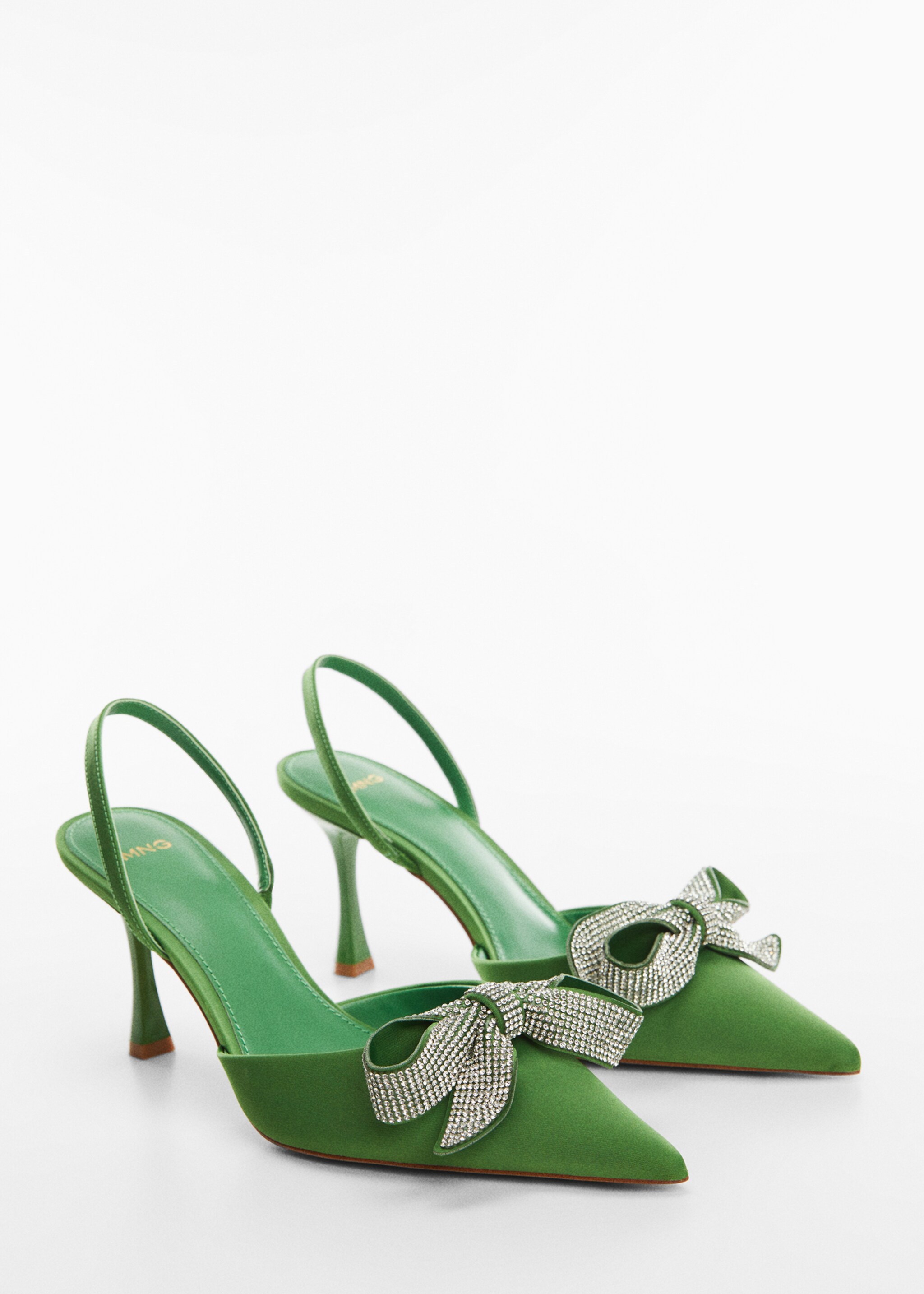 Bow-heeled shoes - Medium plane, Green. Ref: 57057749-00.