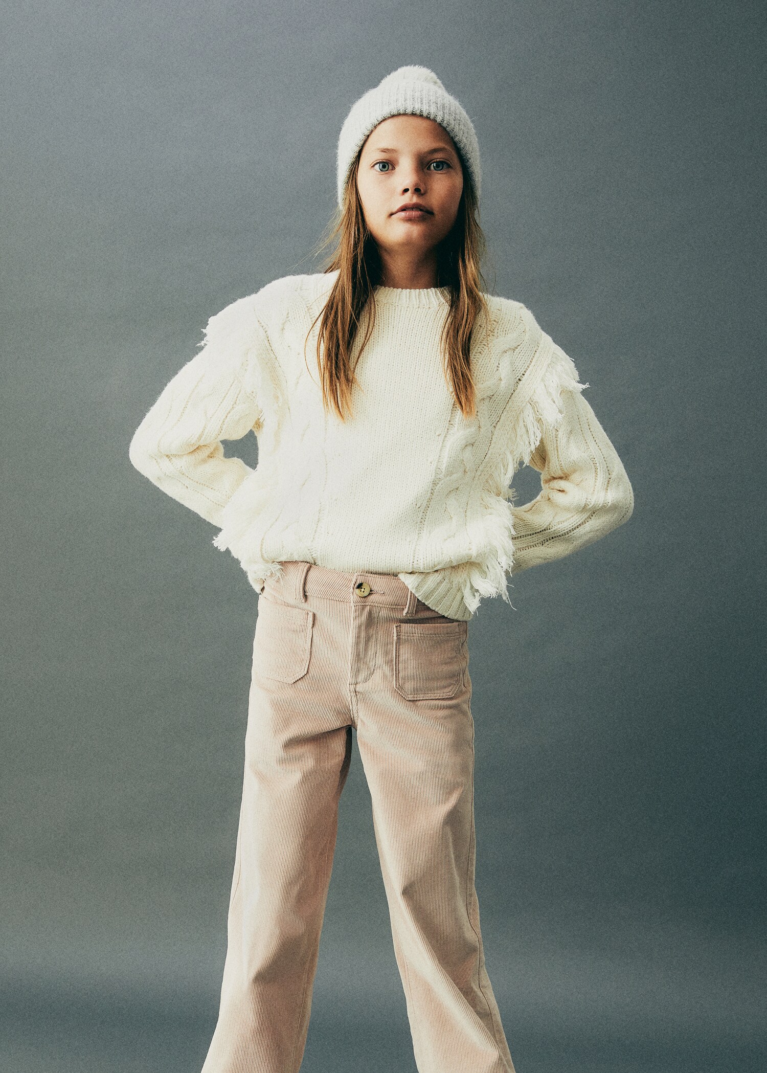 Corduroy culotte trousers - Details of the article 5