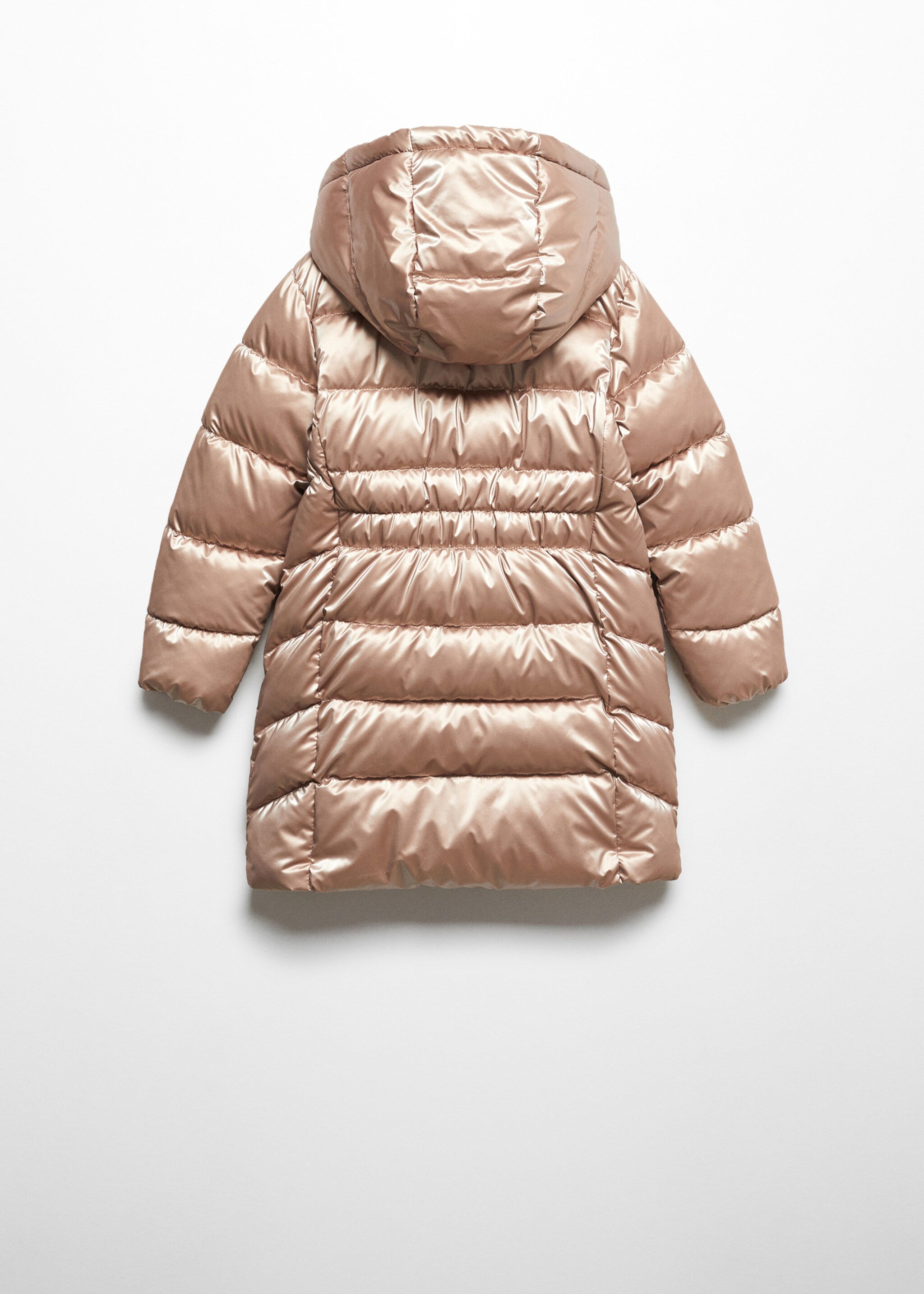 Metallic puffer jacket - Reverse of the article