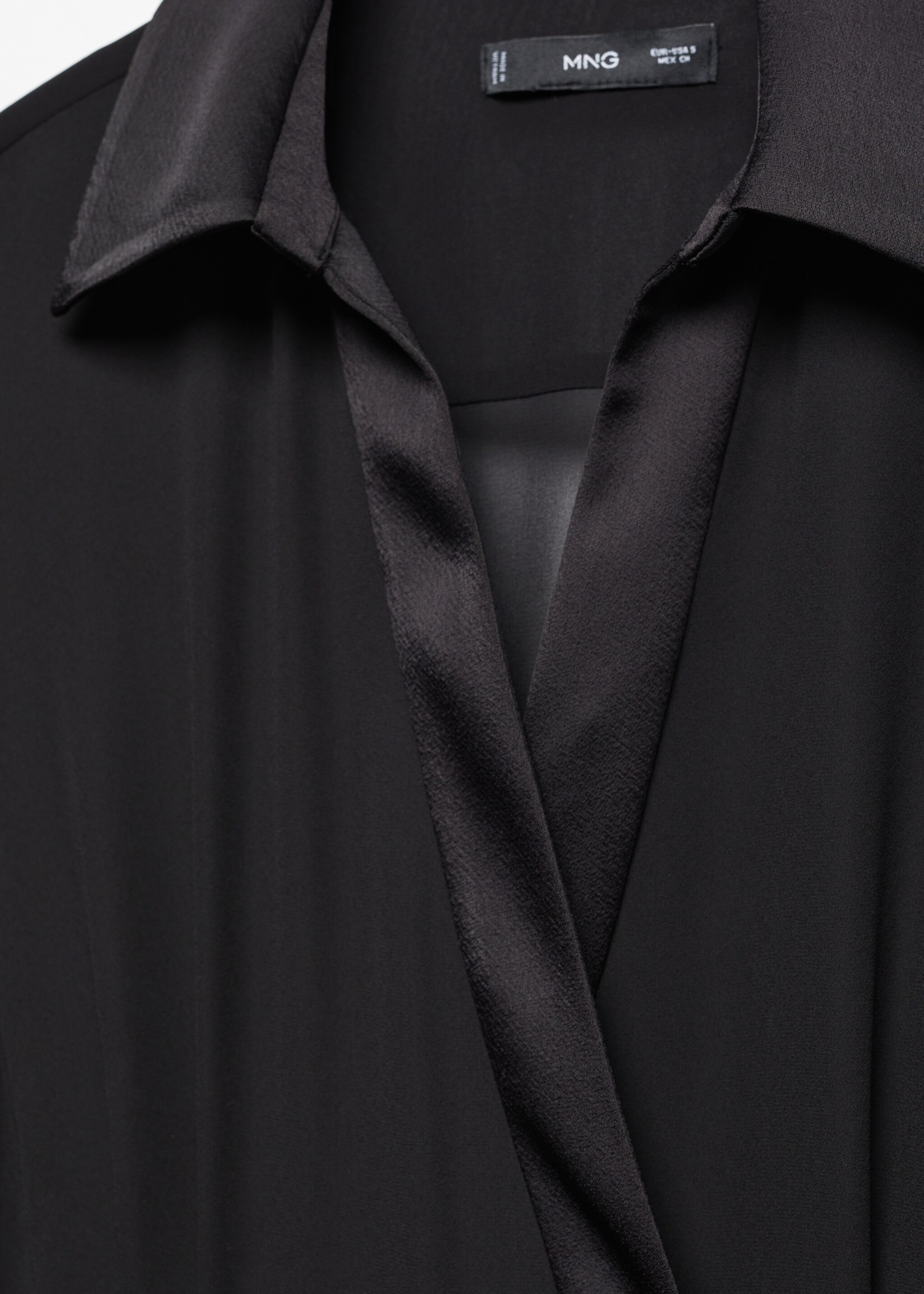 Combi-pantalon col chemise - Détail de l'article 8, Noir. Ref: 57058267-00.