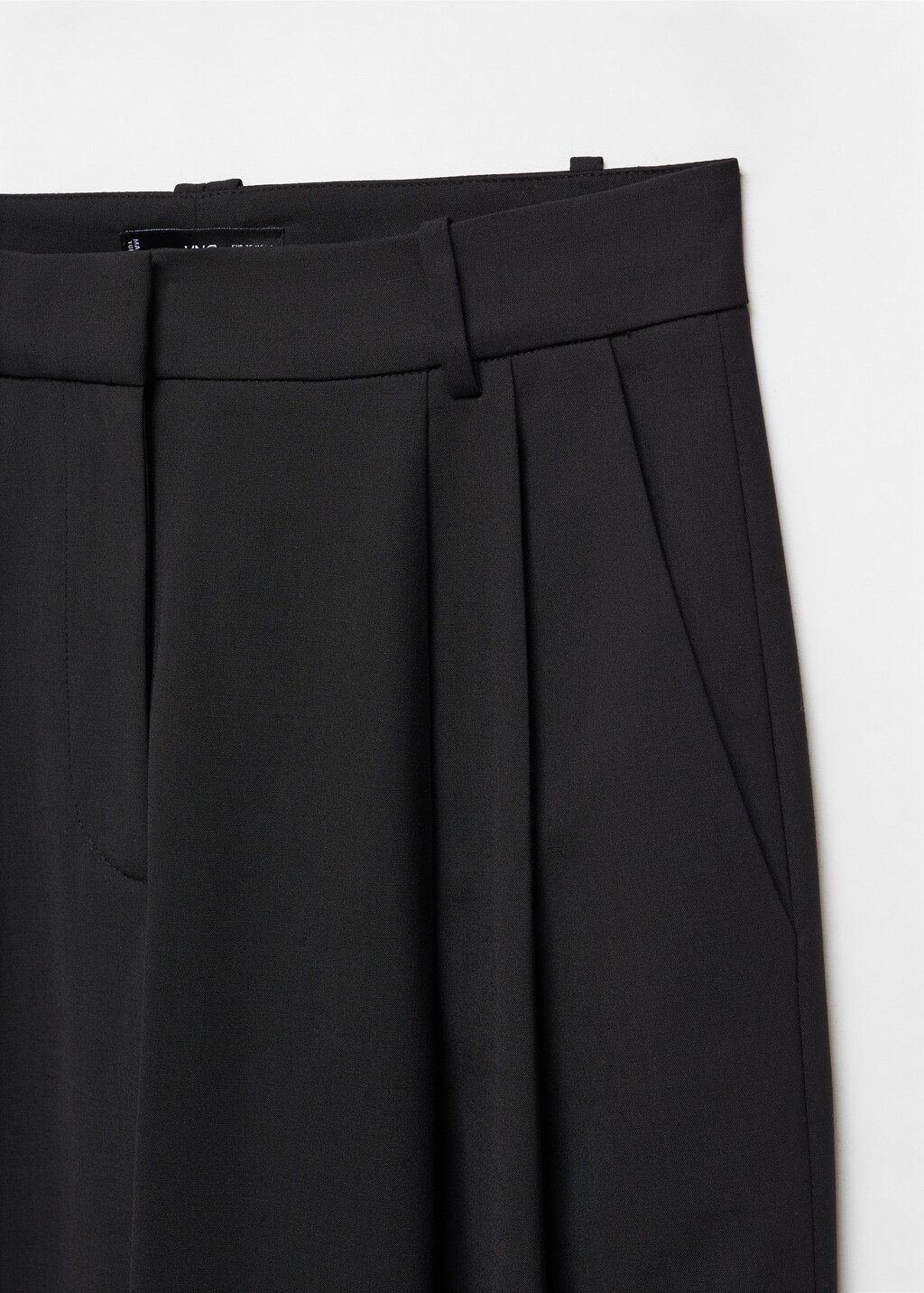 Wideleg wool trousers - Women | MANGO OUTLET USA