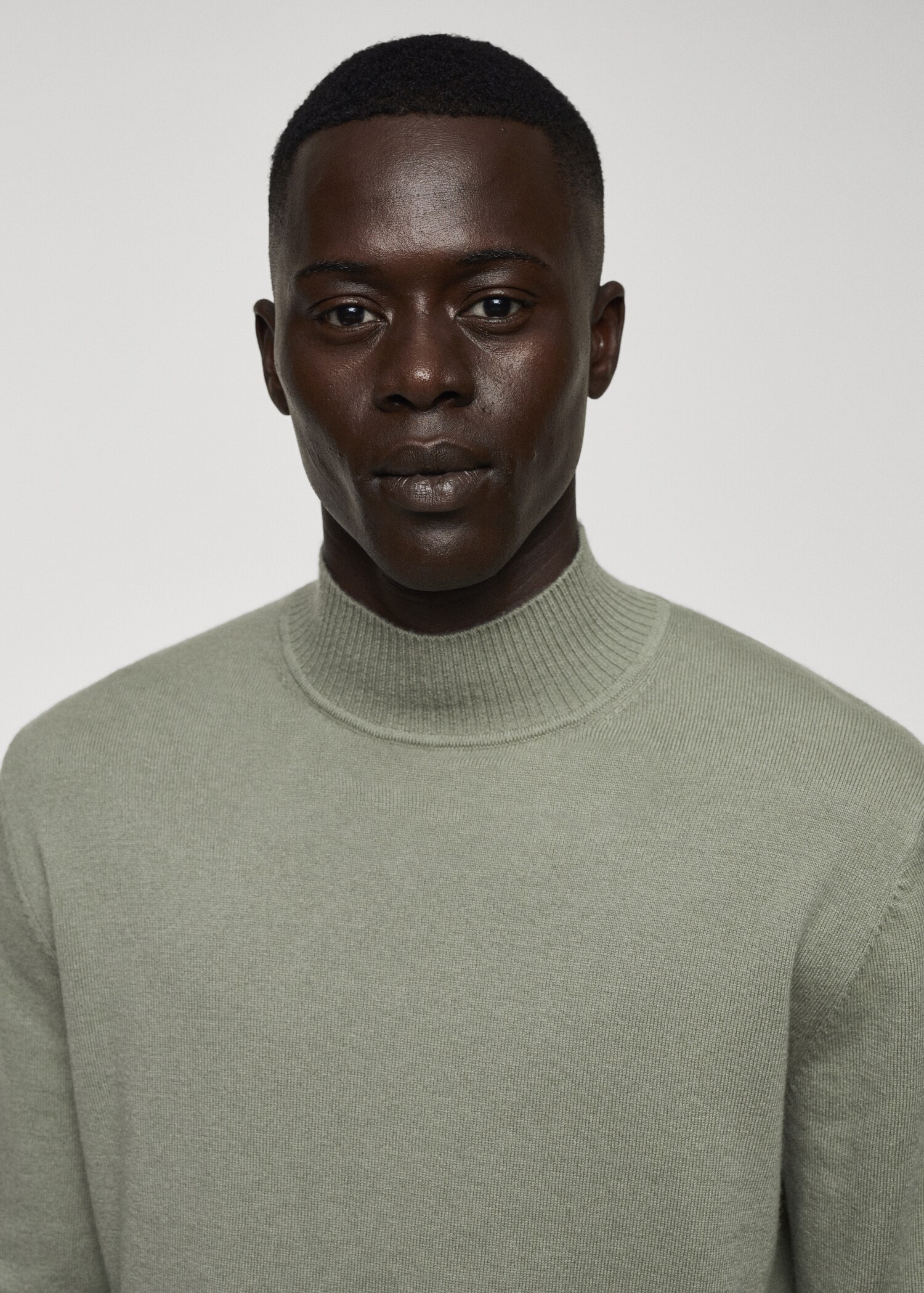 Wool-cashmere perkins-neck sweater - Details of the article 1