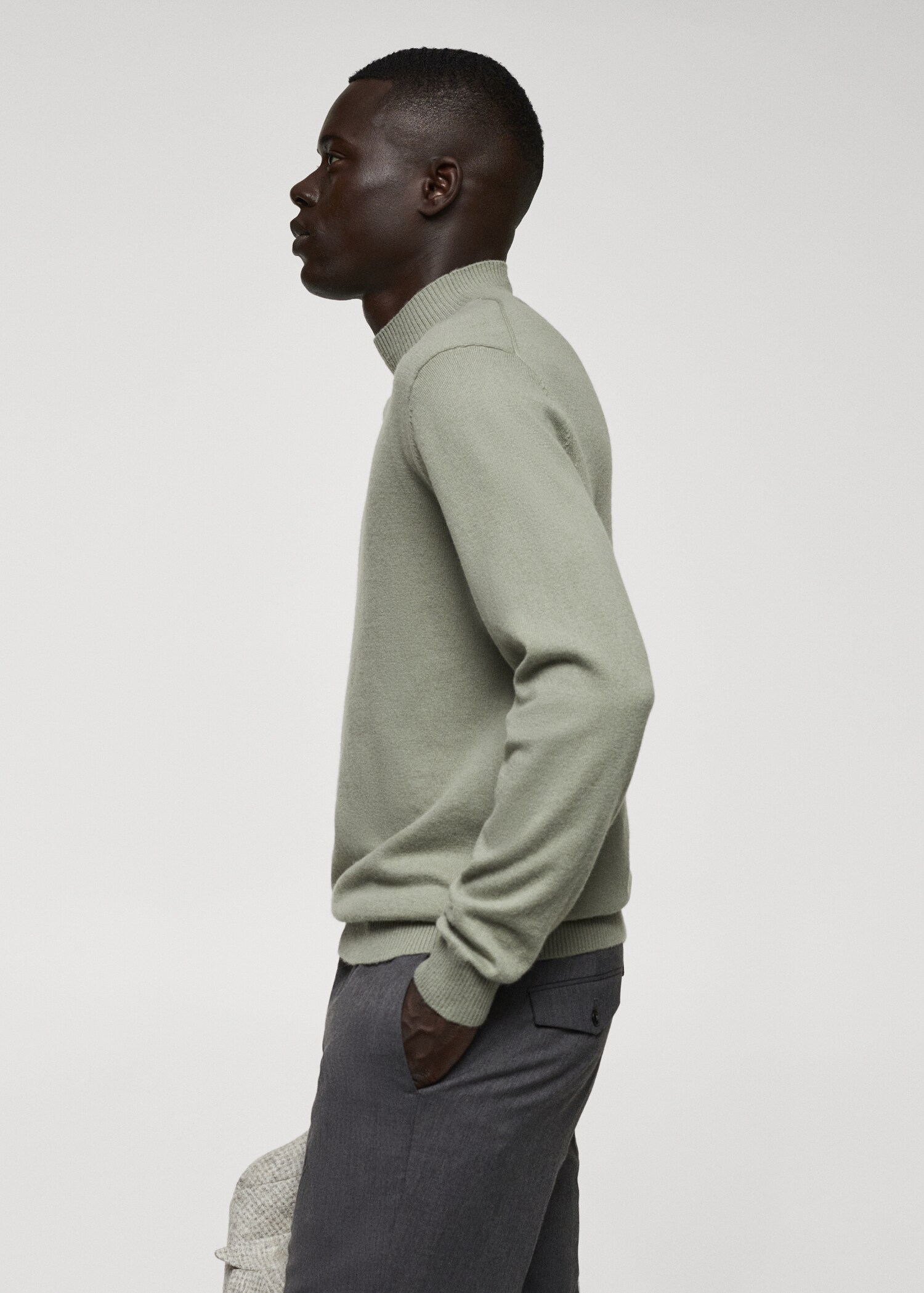Wool-cashmere perkins-neck sweater - Details of the article 2