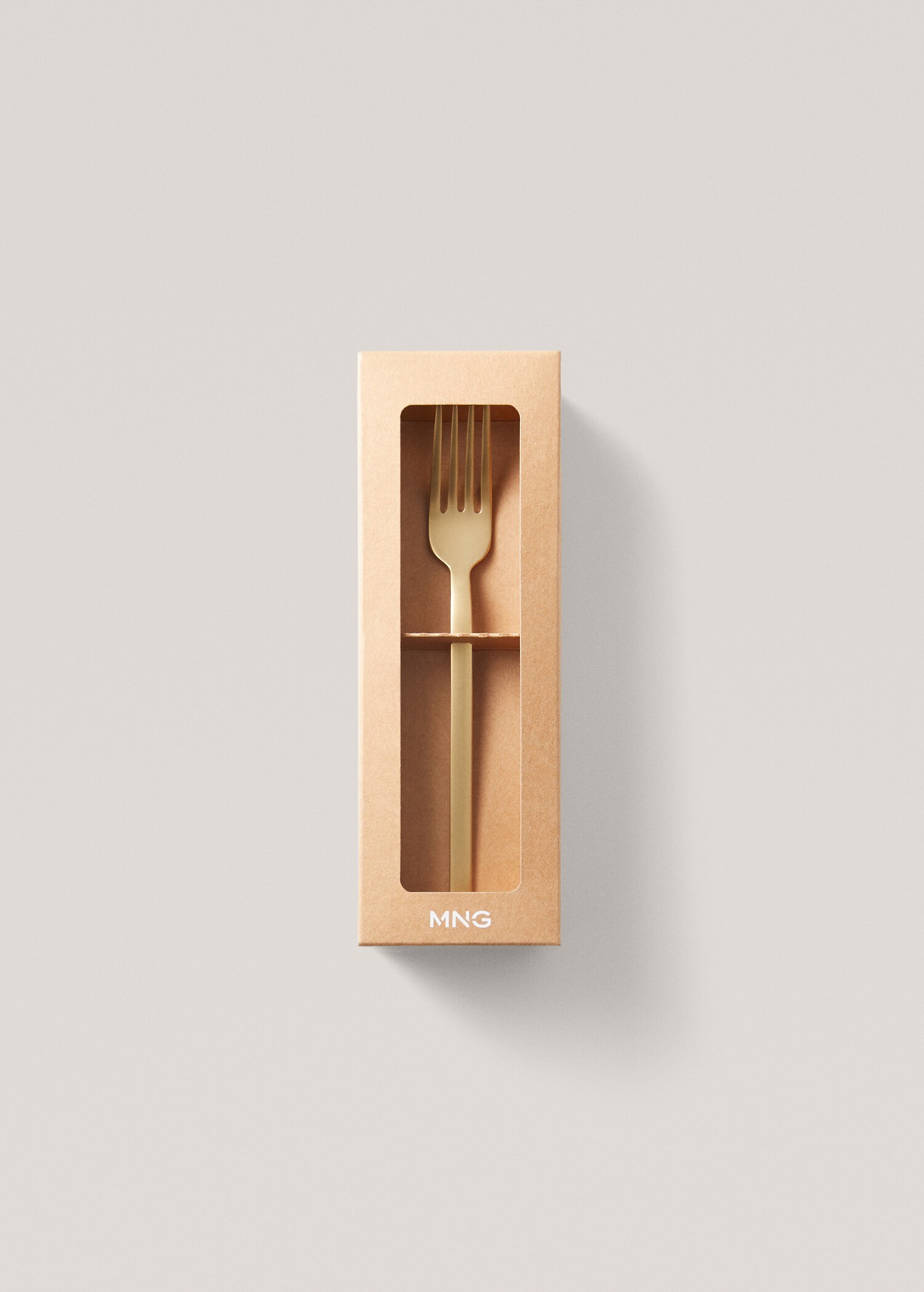 4-pack of 100% steel gold dessert forks - Details of the article 2