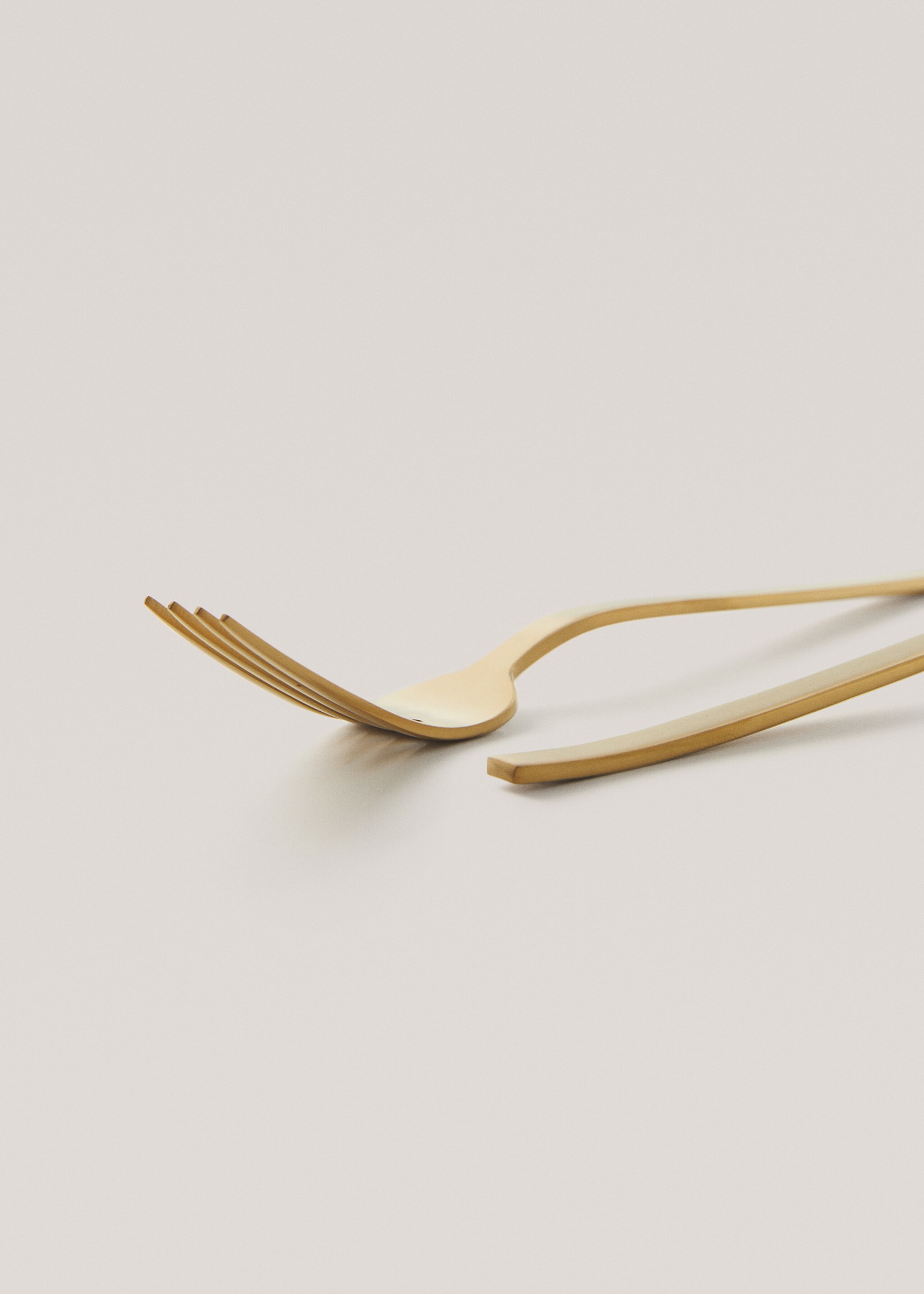 4-pack of 100% steel gold forks - Details of the article 1