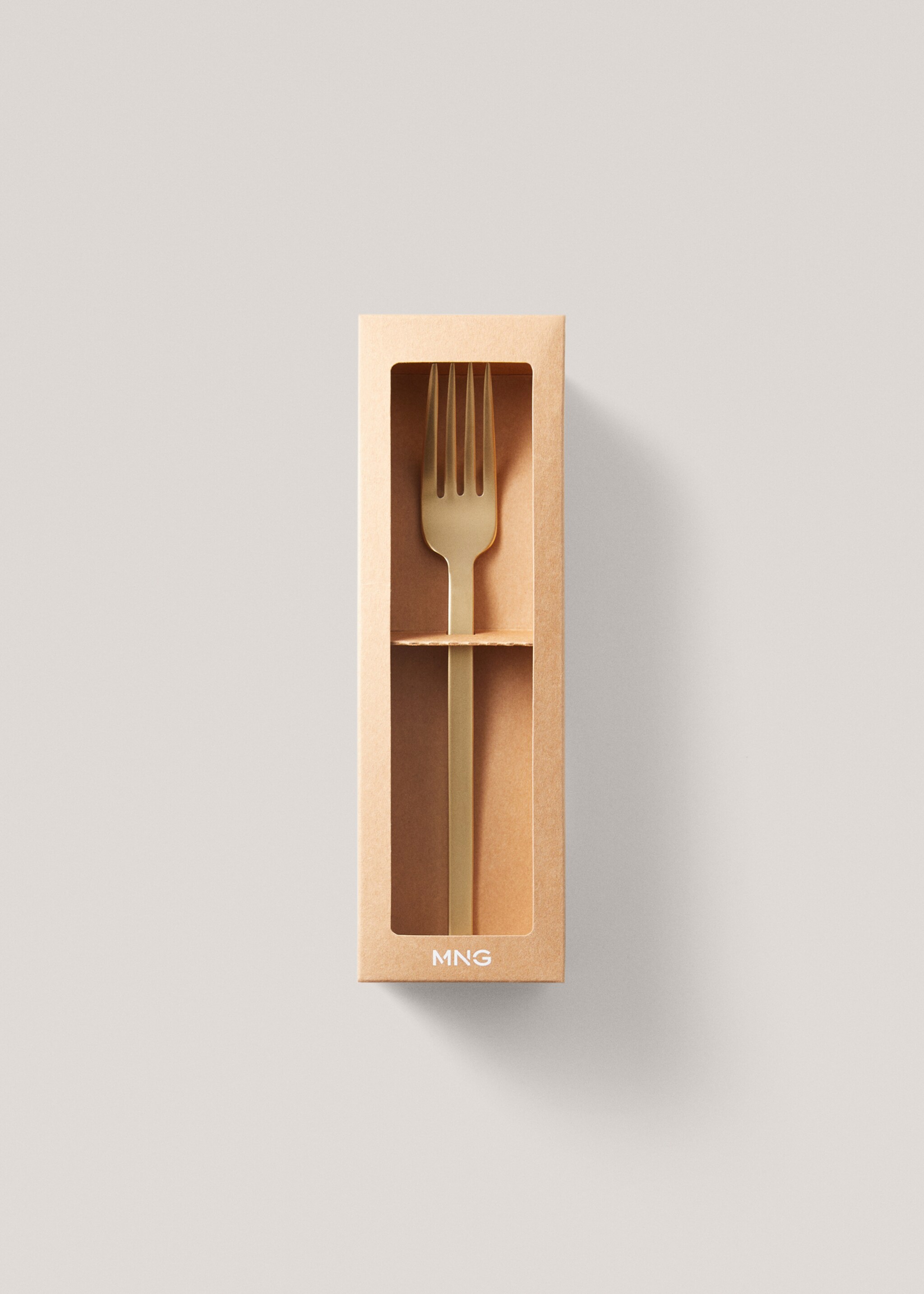 4-pack of 100% steel gold forks - Details of the article 2