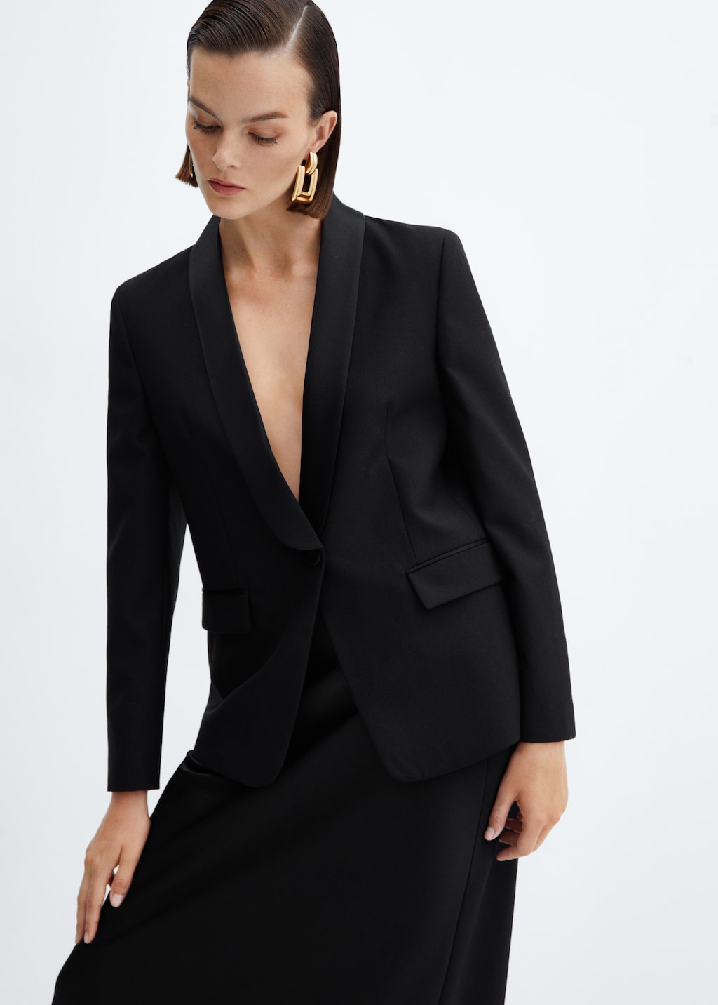 Womens black wool jacket hotsell