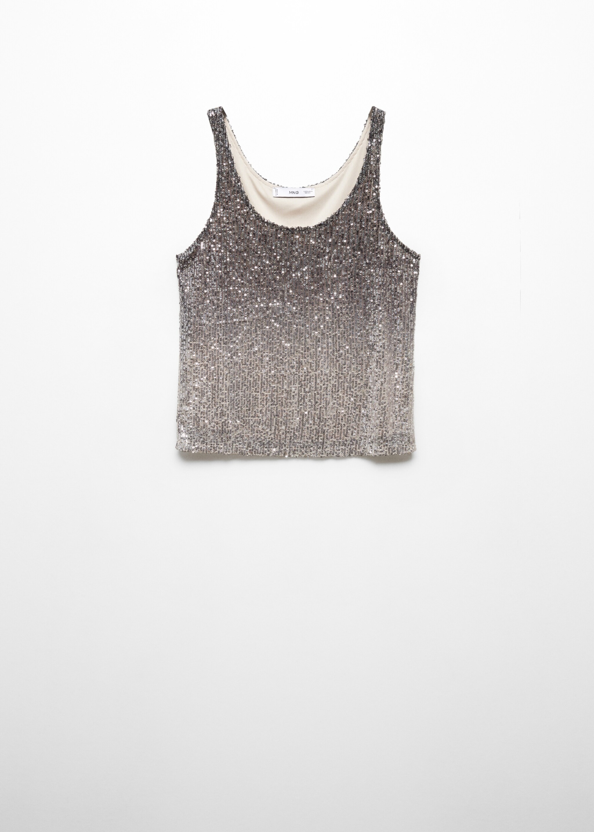 Sequined tank top - Article without model
