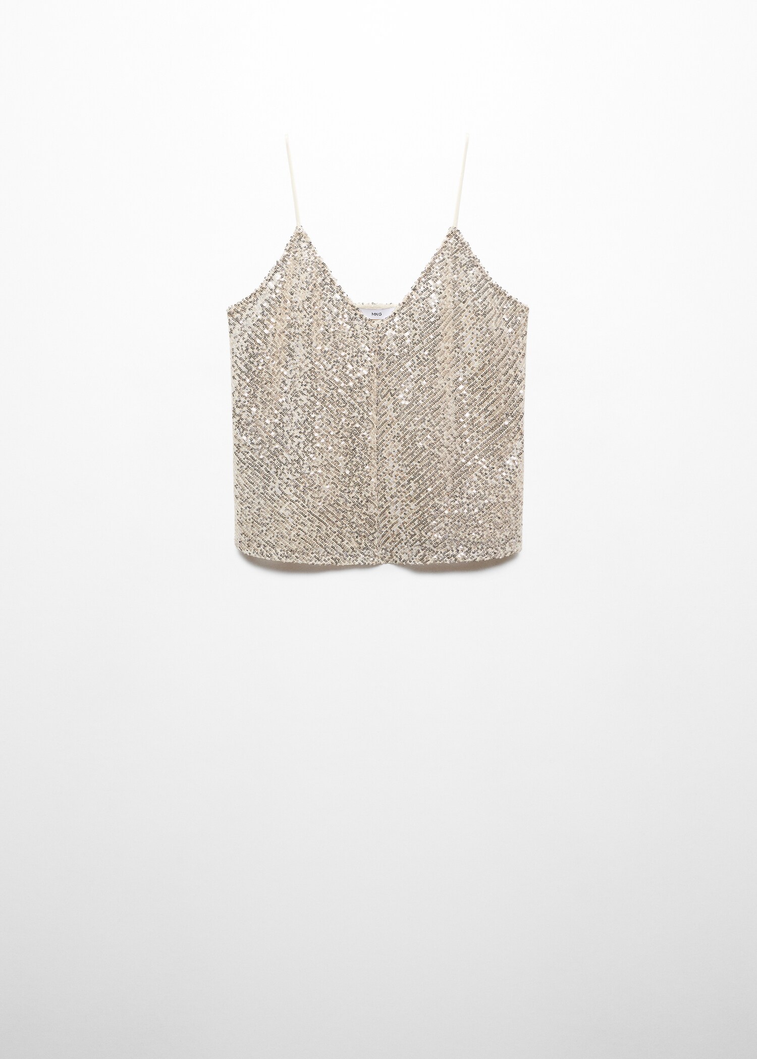 Sequined tank top - Article without model