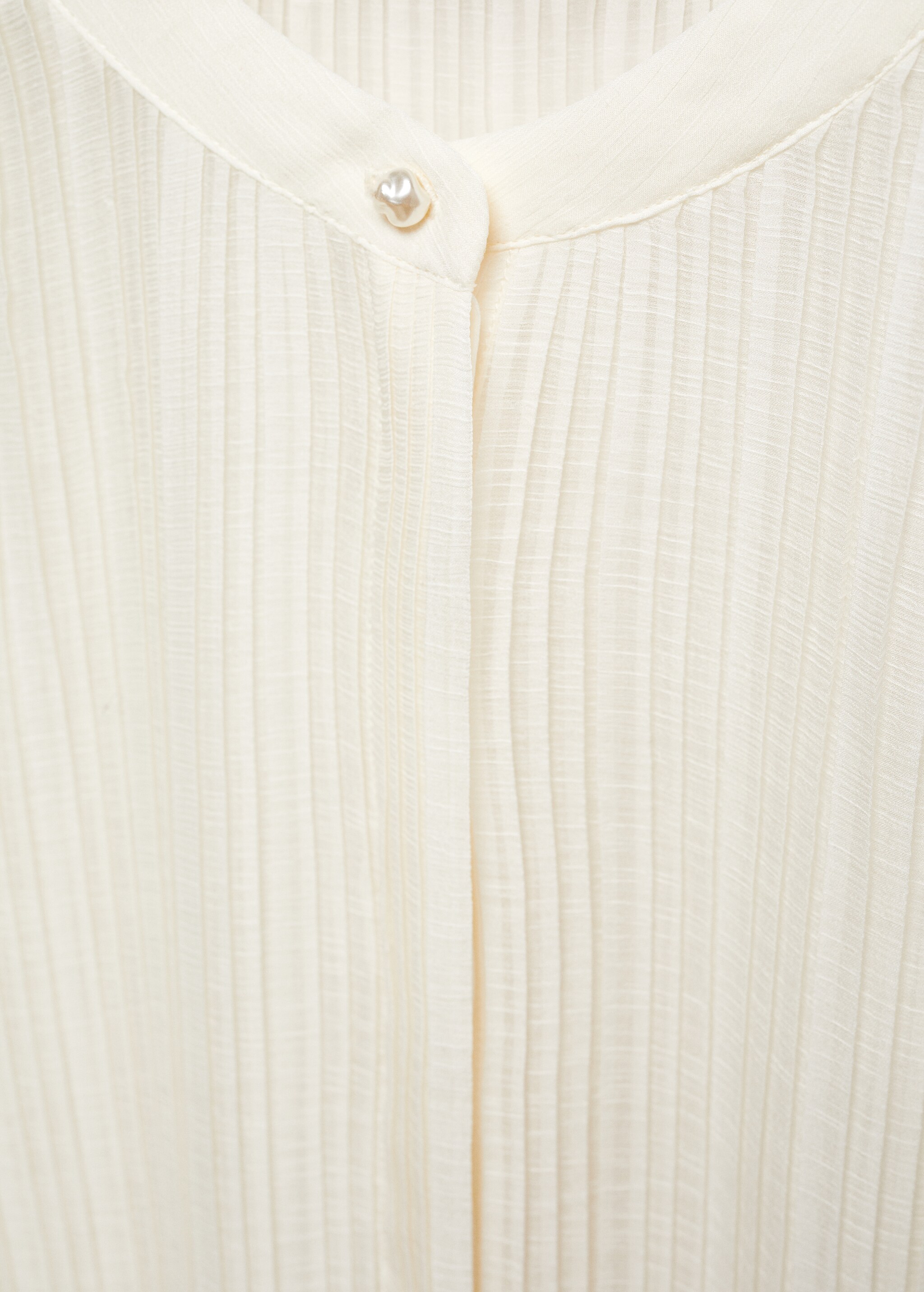 Semi-transparent pleated blouse - Details of the article 8
