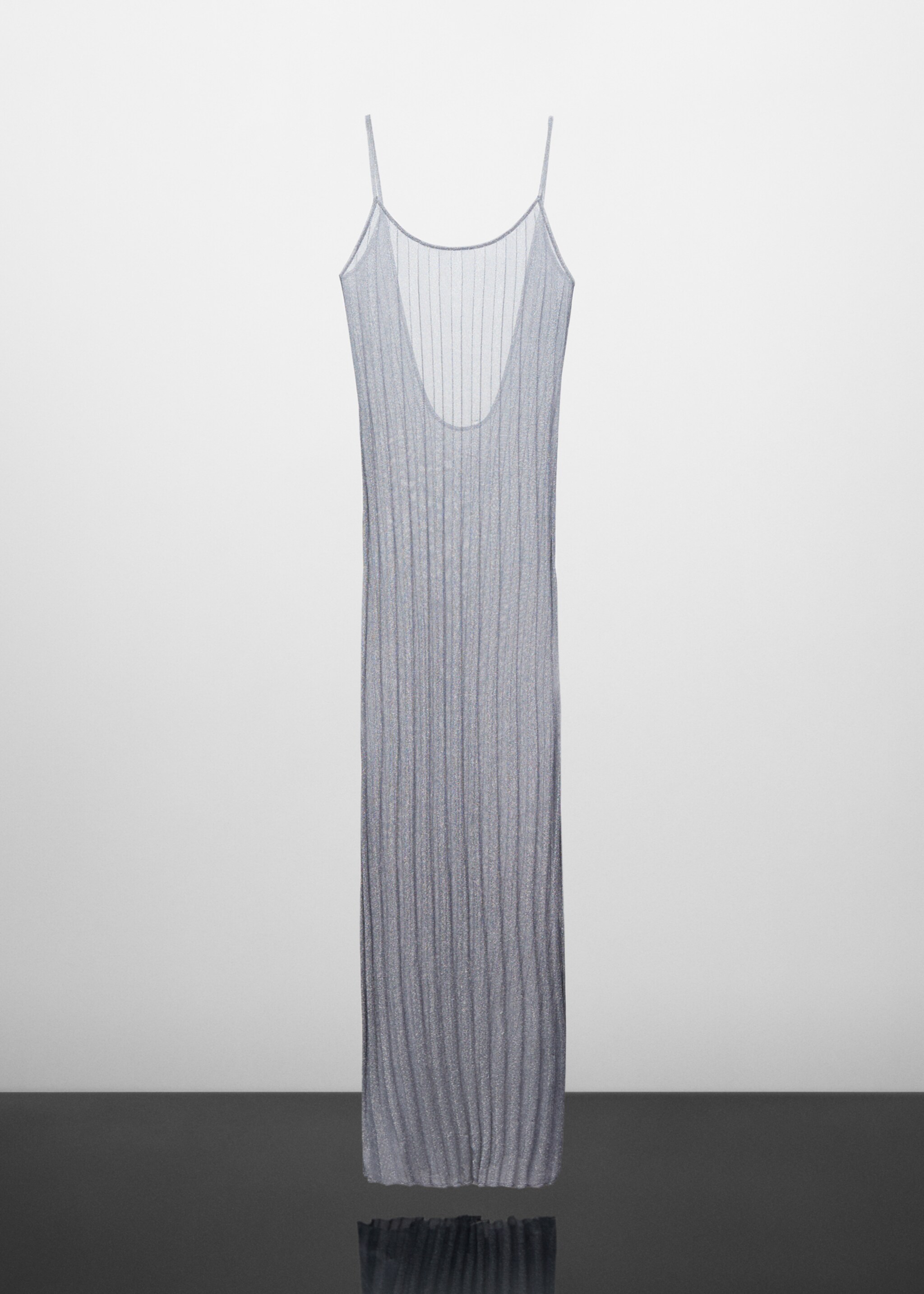 Rückenfreies Lurex-Kleid - Artikel ohne Model