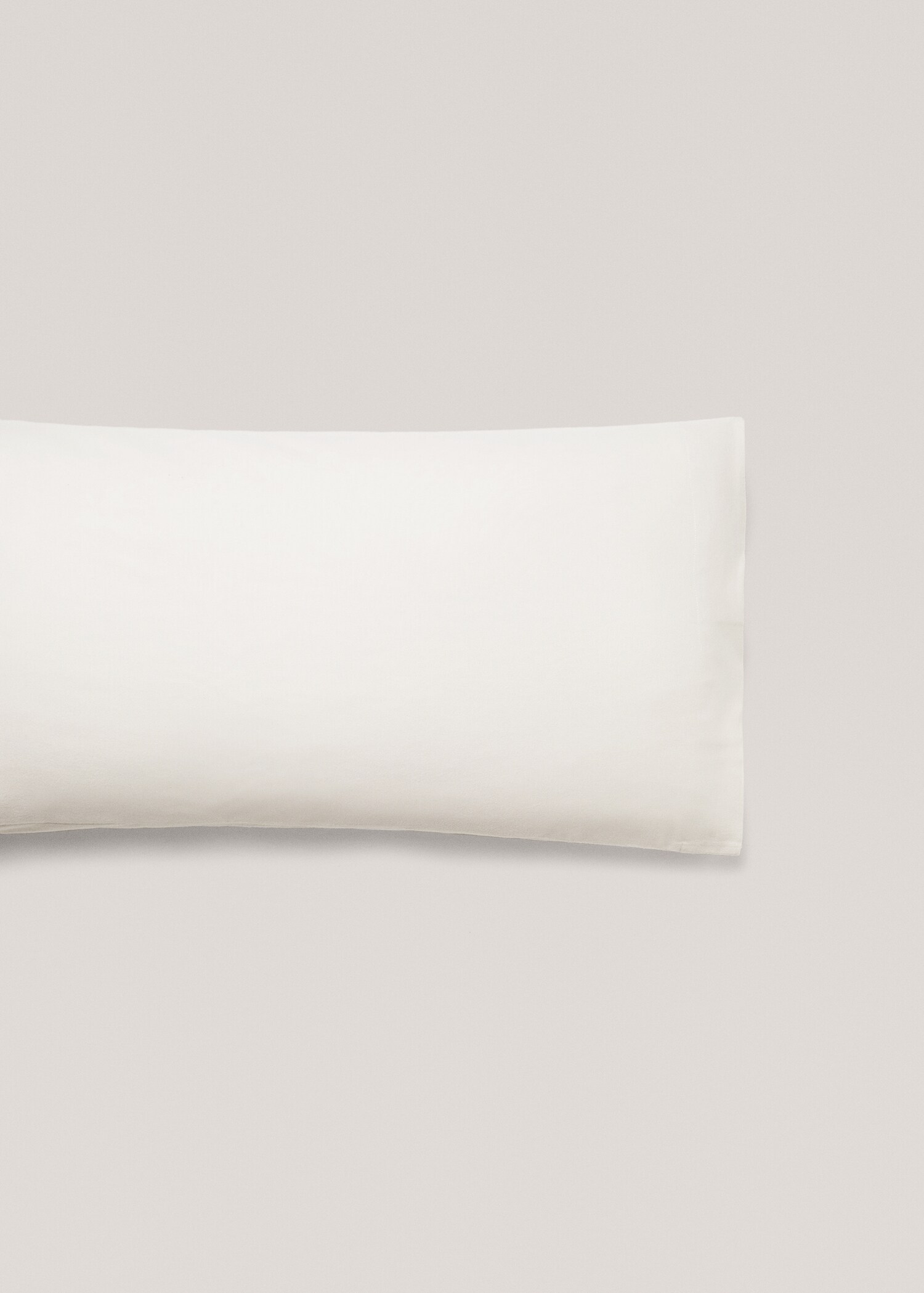 Plain flannel pillow case 45x110cm - Article without model