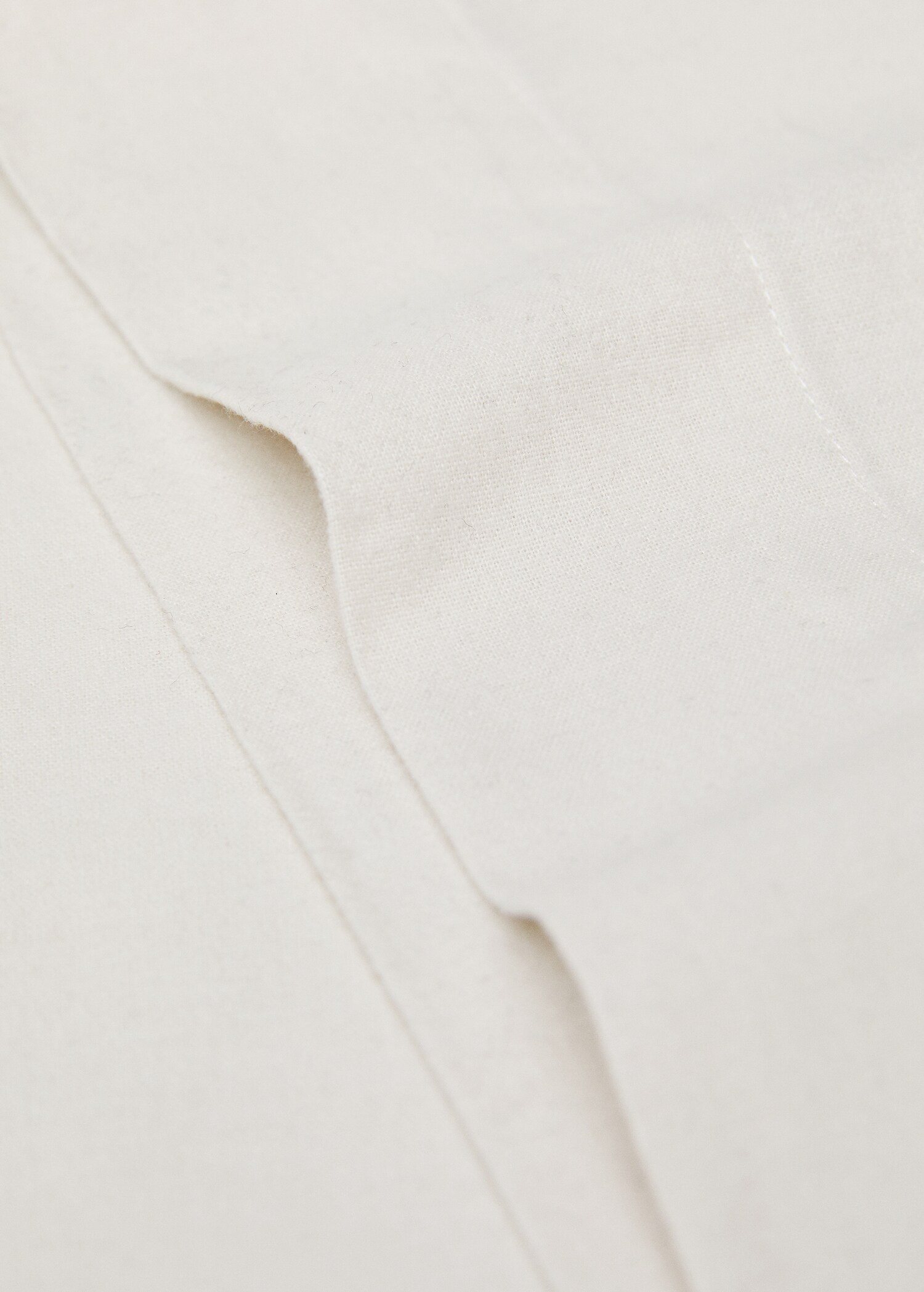 Plain flannel pillow case 45x110cm - Details of the article 2