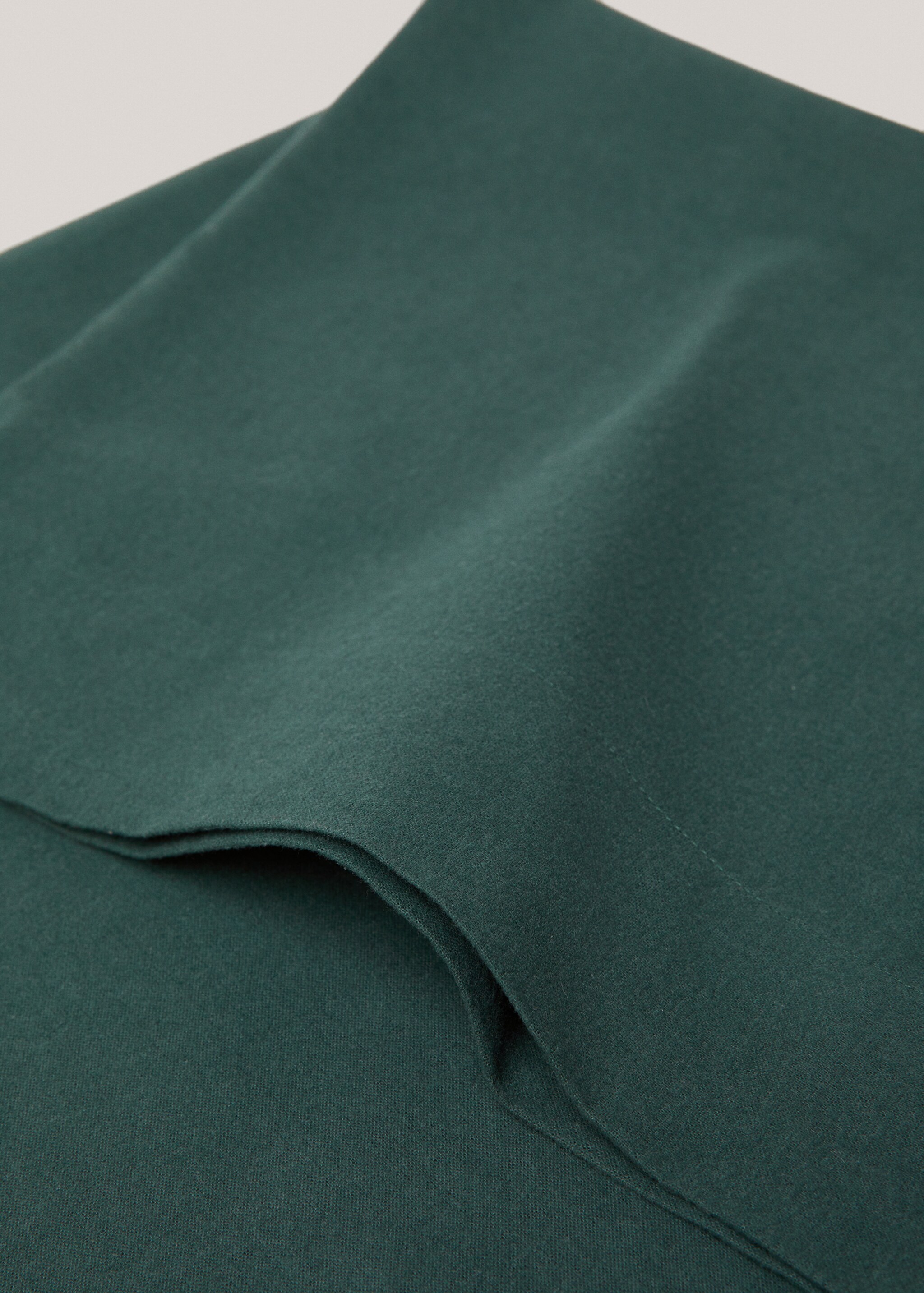 Plain flannel pillow case 45x110cm - Details of the article 1