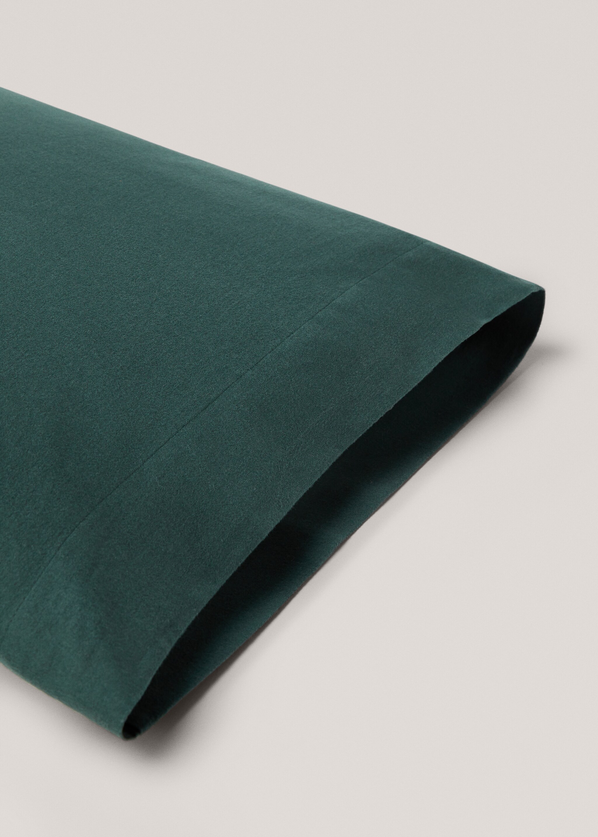 Plain flannel pillow case 45x110cm - Details of the article 2
