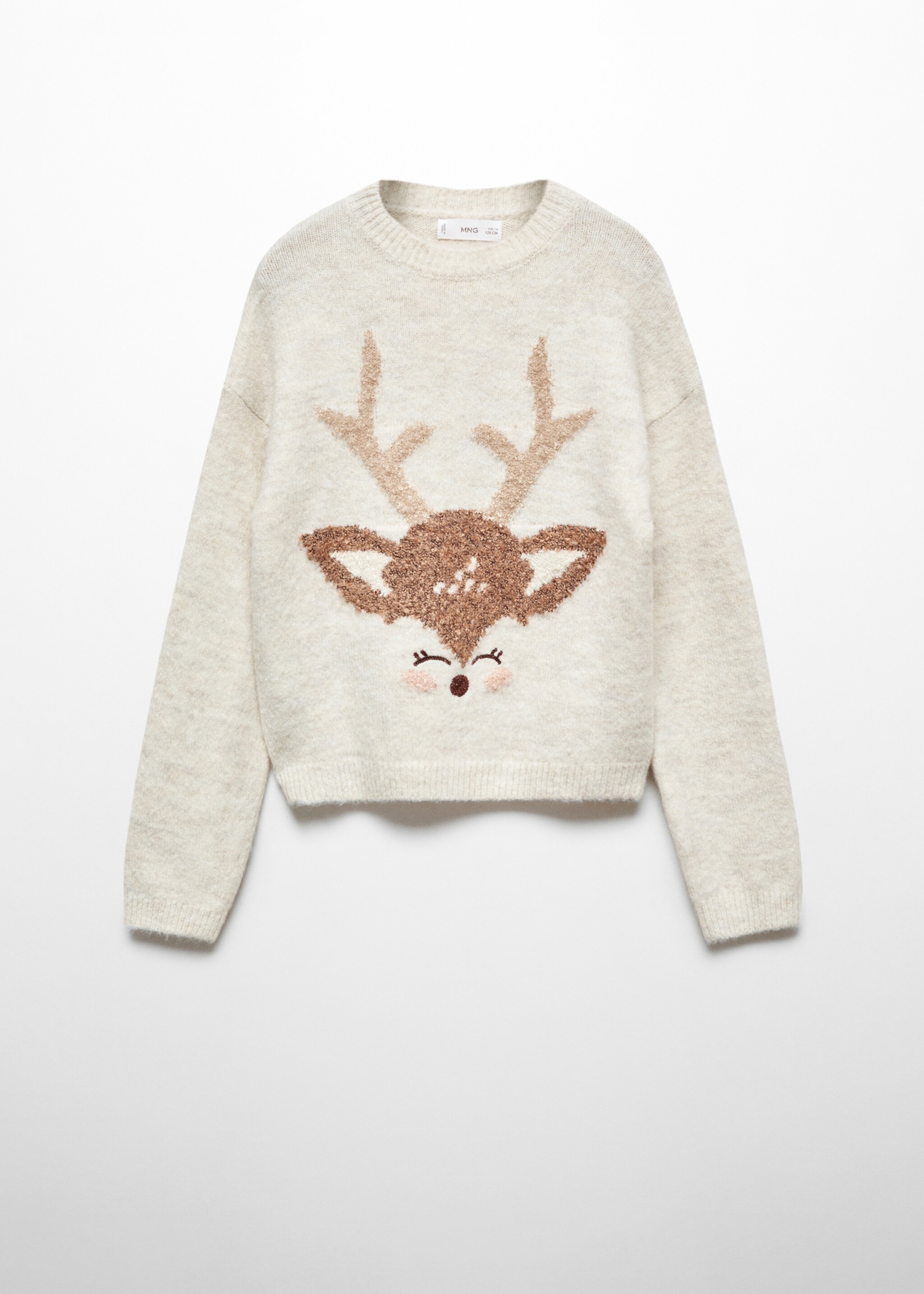 Printed knit sweater - Article without model
