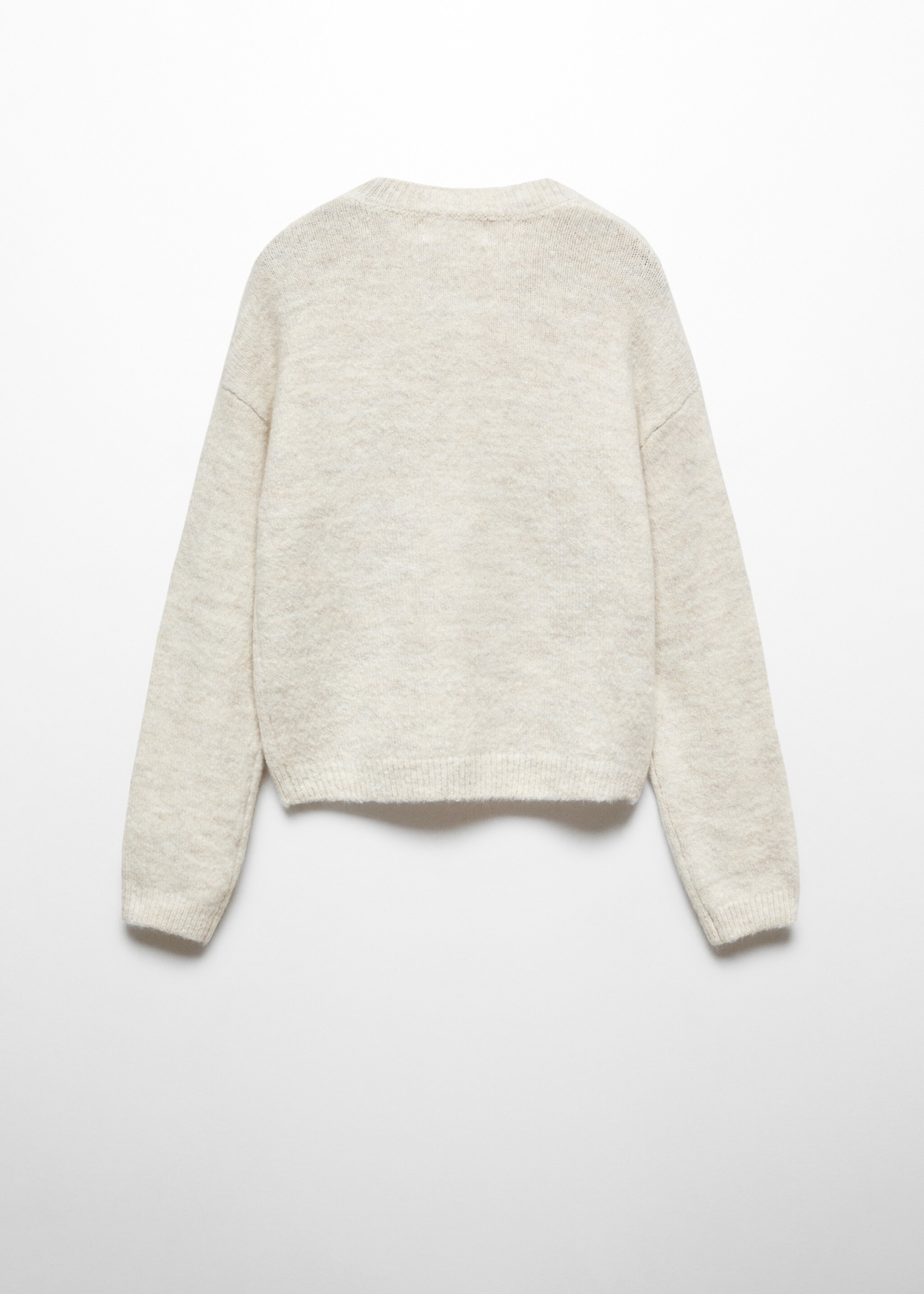 Printed knit sweater - Reverse of the article