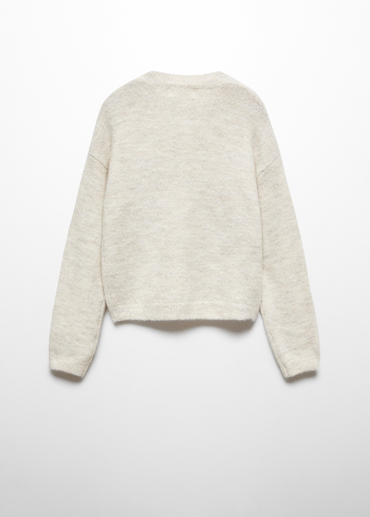 Printed knit sweater - Reverse of the article