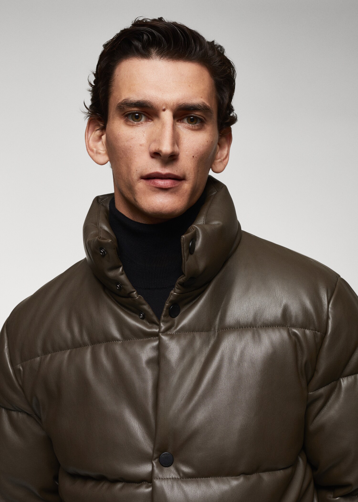 Anorak matelassé simili-cuir - Détail de l'article 1