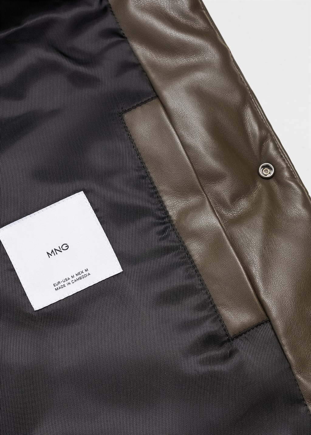 Quilted skin style jacket Men MANGO OUTLET USA