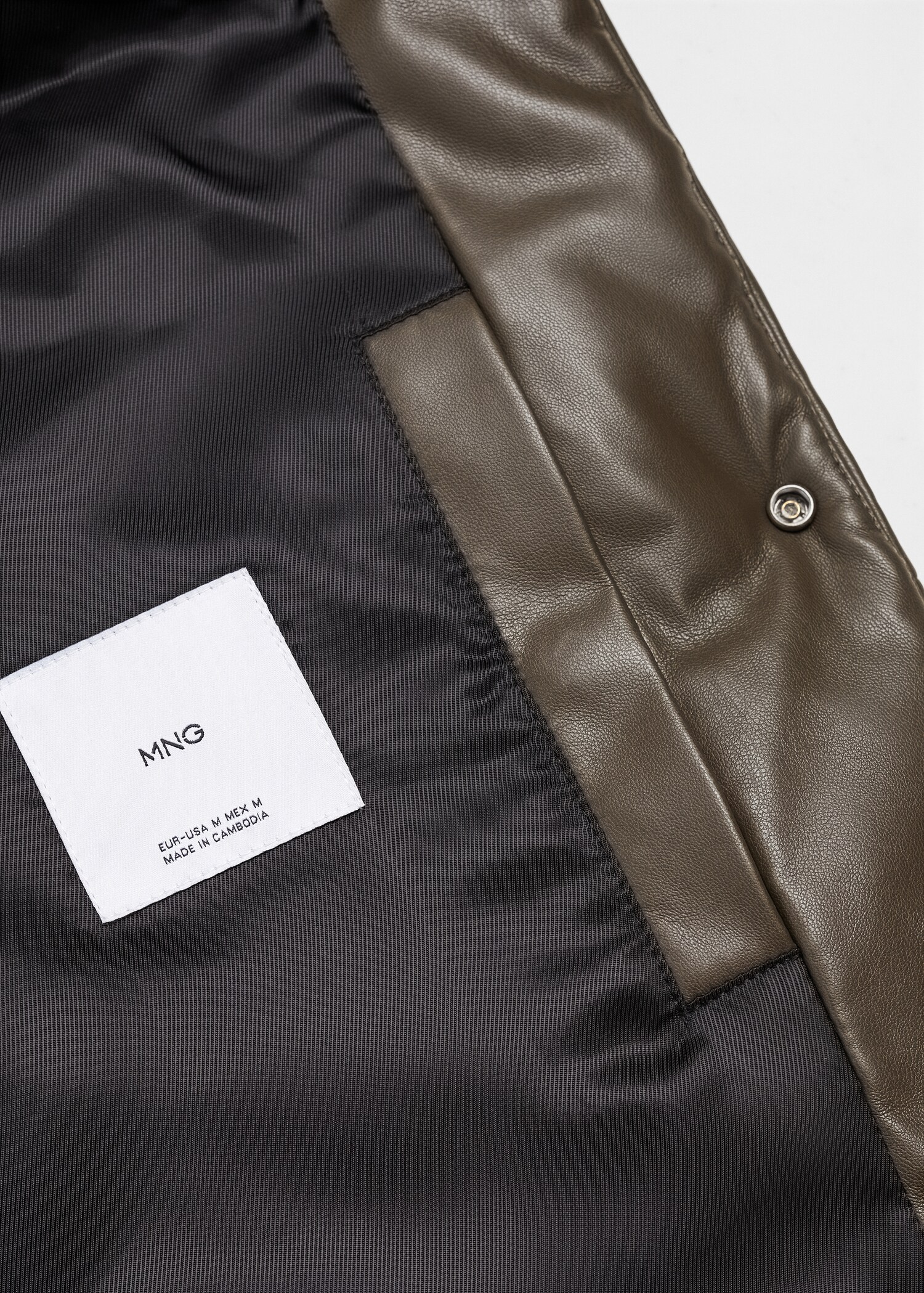 Anorak matelassé simili-cuir - Détail de l'article 8