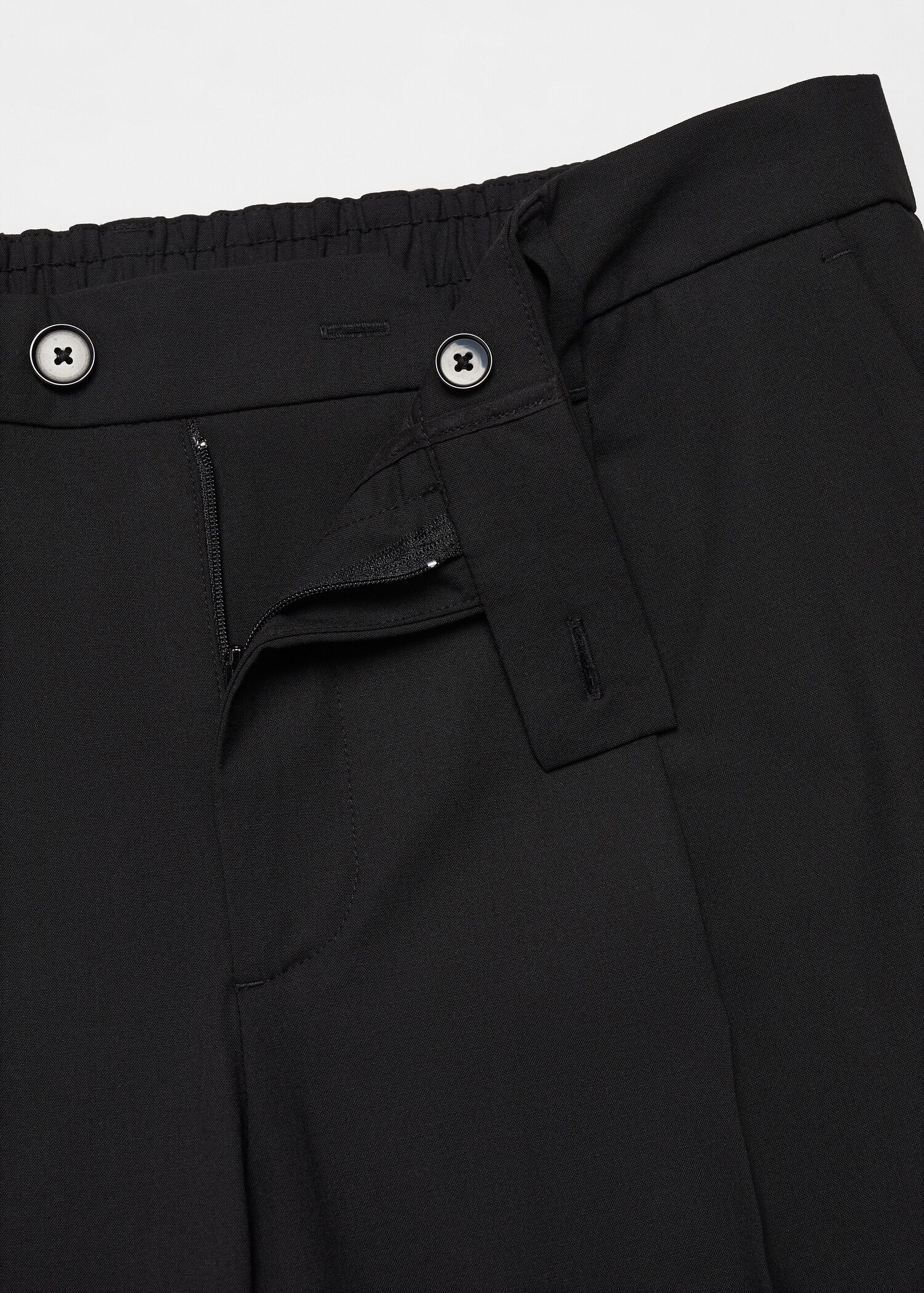 Pantalón lana pinzas relaxed fit - Detalle del artículo 8