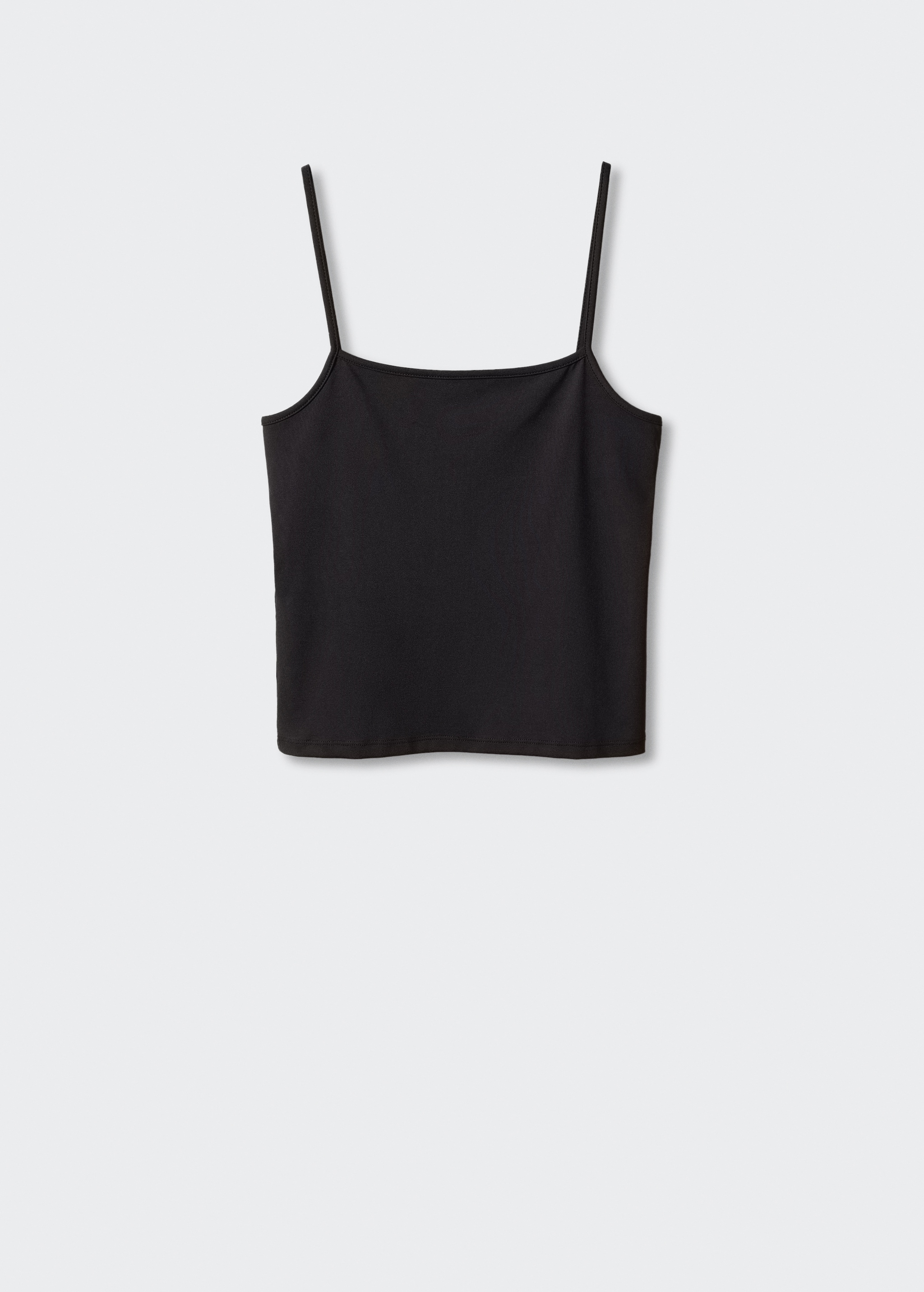 Spaghetti strap top - Women | MANGO OUTLET USA